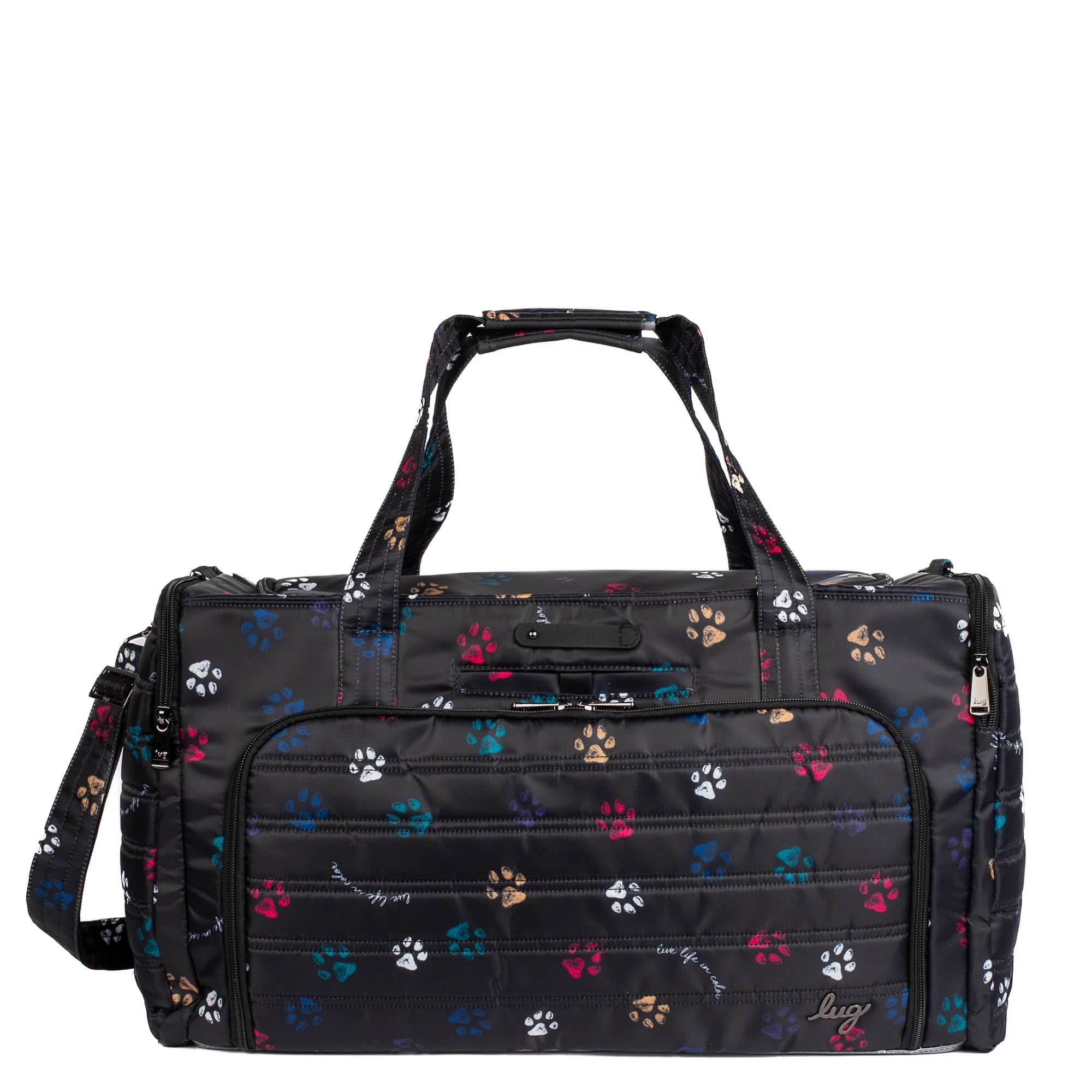 Trolley Duffel Bag - PAWS BLACK - TrolleyDuffel_PawsBlack_01