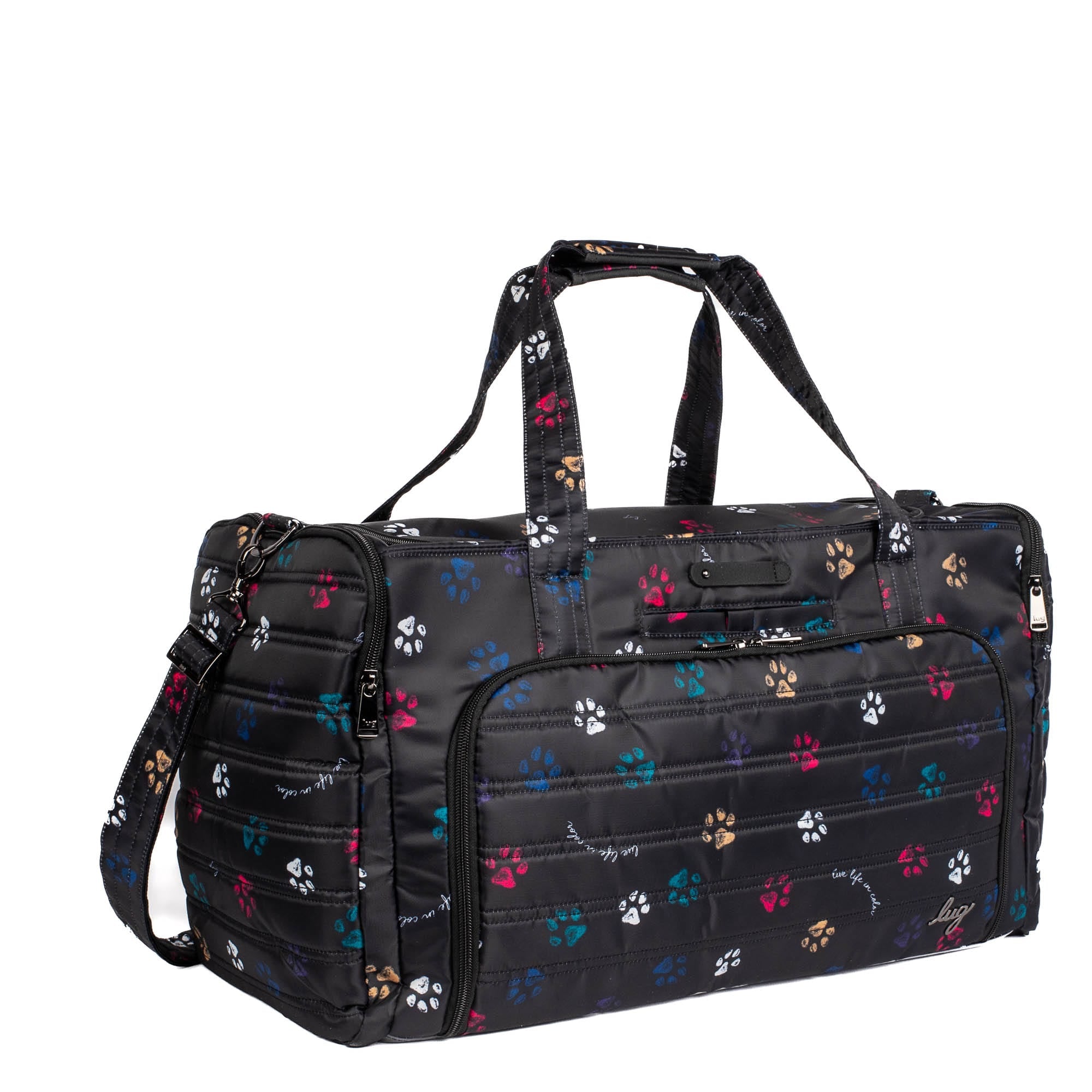 Trolley Duffel Bag - PAWS BLACK - TrolleyDuffel_PawsBlack_02