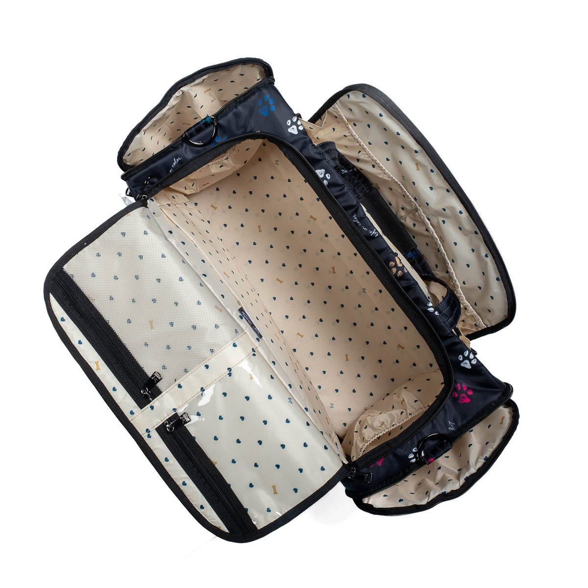 Trolley Duffel Bag - PAWS BLACK - TrolleyDuffel_PawsBlack_05