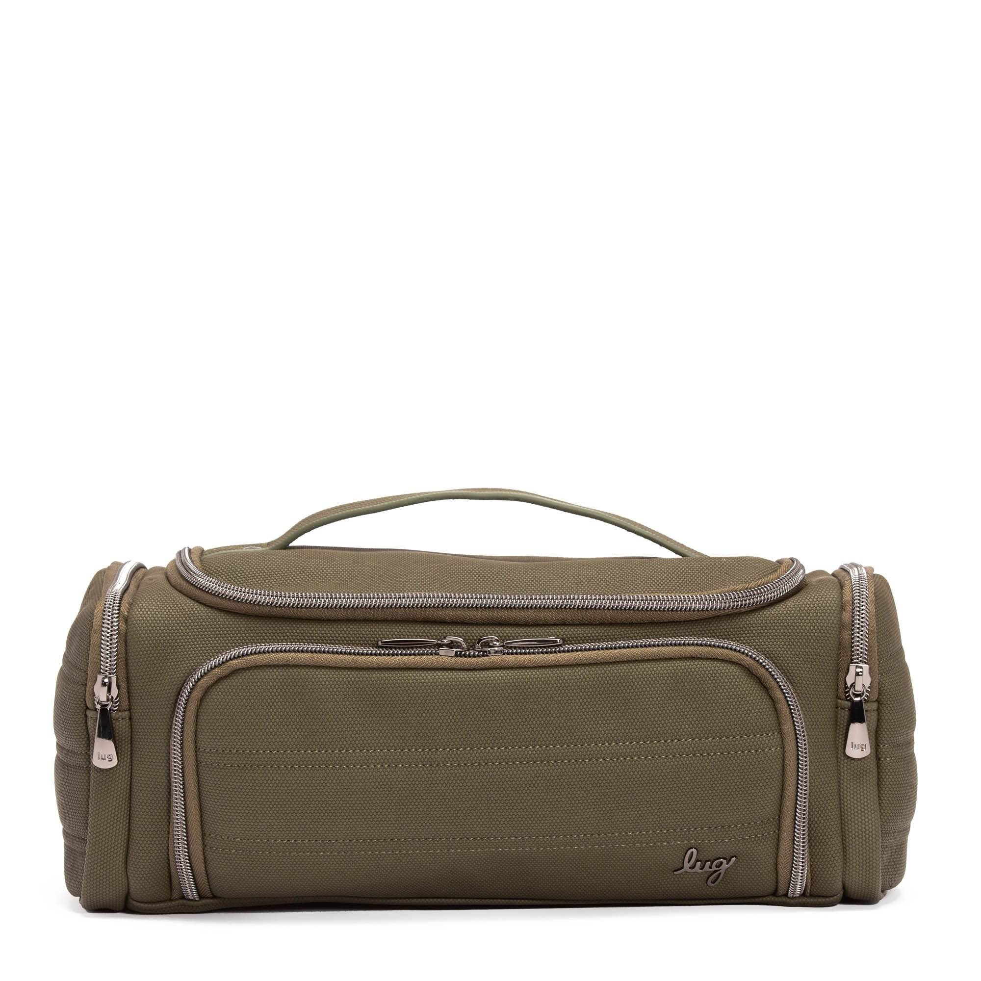 Trolley Matte Luxe VL Cosmetic Case - OLIVE - TrolleyMatteVL_Olive_01