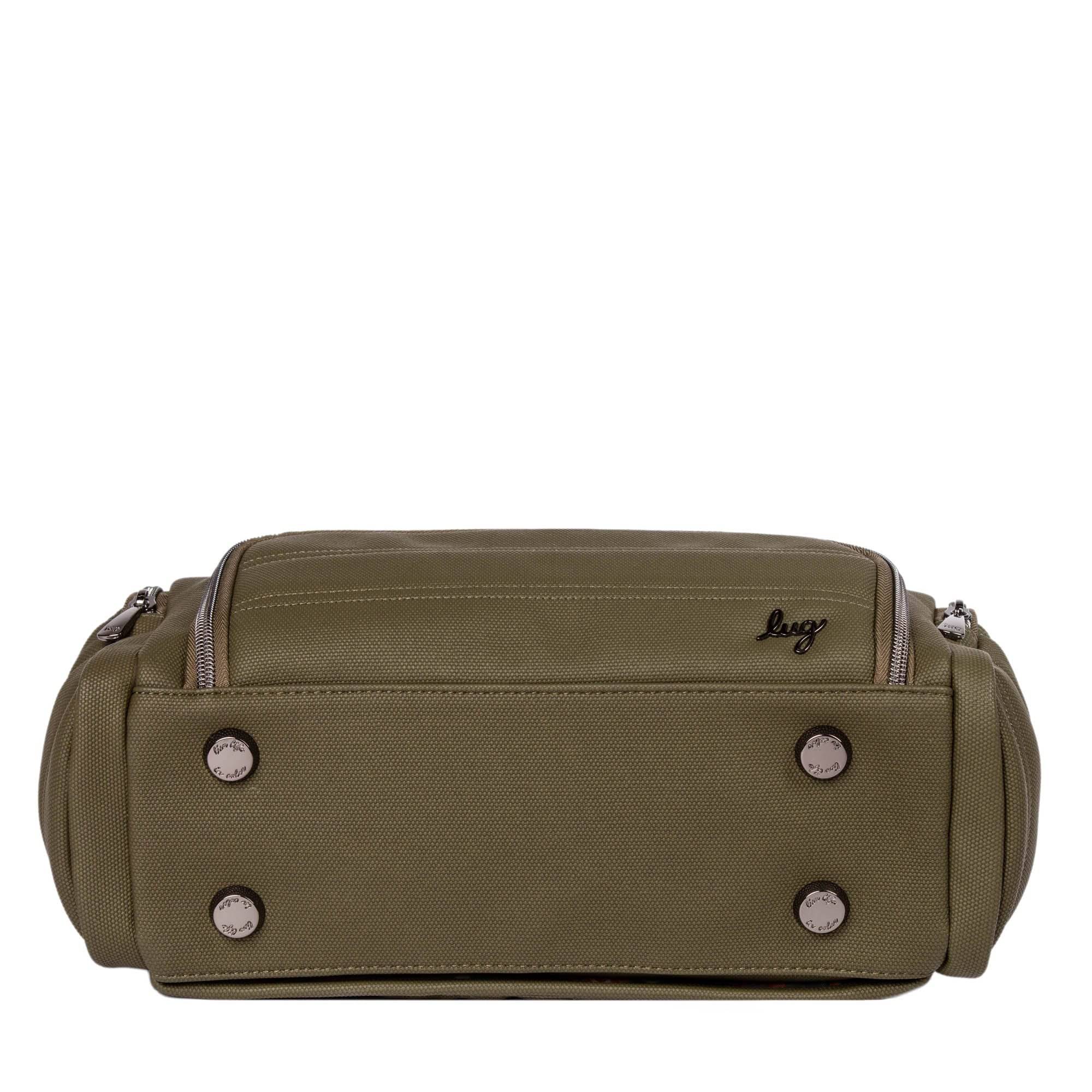Trolley Matte Luxe VL Cosmetic Case - OLIVE - TrolleyMatteVL_Olive_06