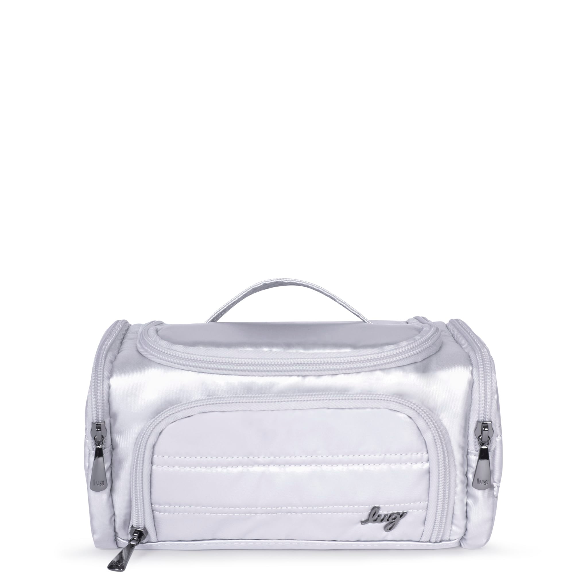 Trolley Mini Cosmetic Case - METALLIC SILVER - TrolleyMini_MetallicSilver_01