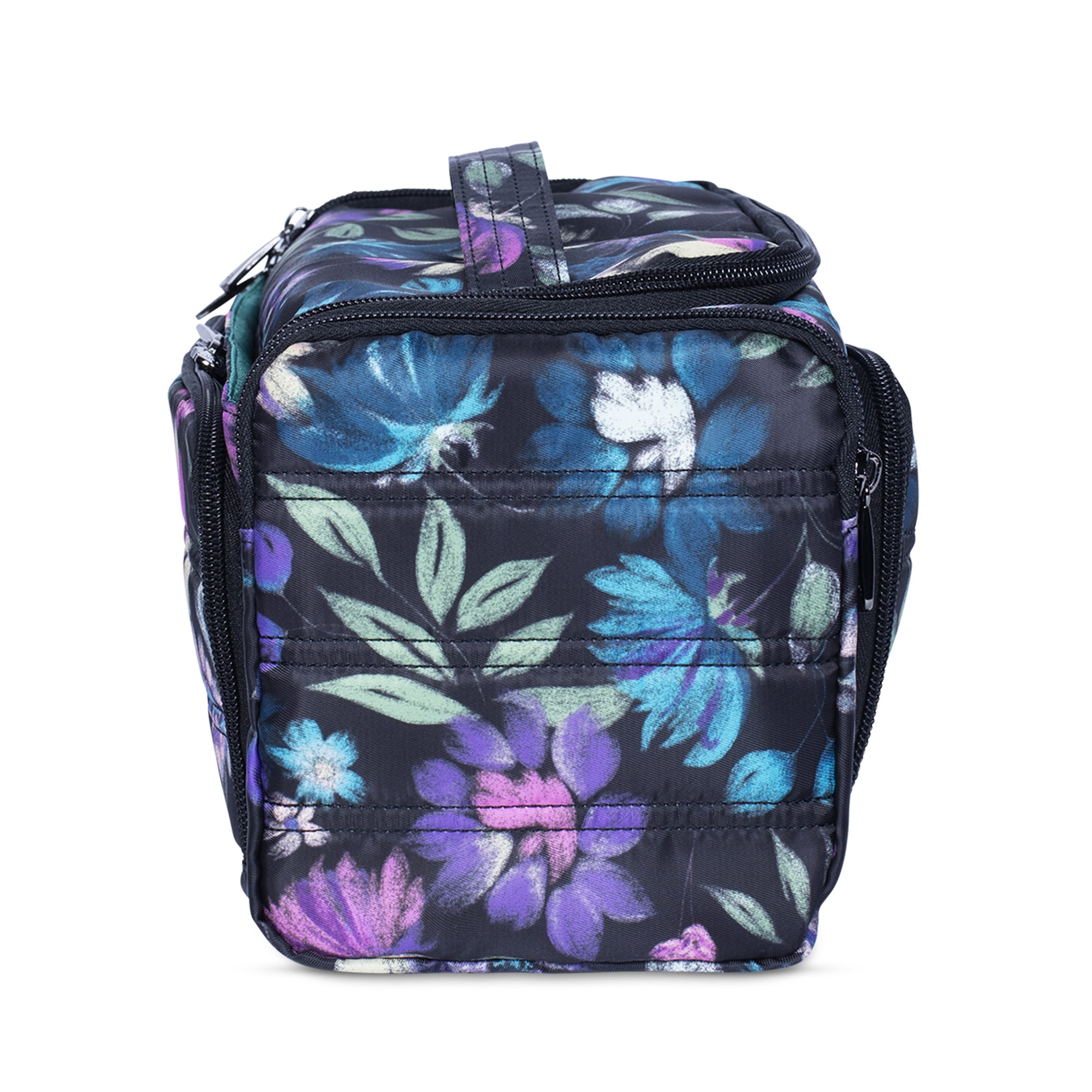 Trolley XL Cosmetic Case - BLOOM BLACK - TrolleyXL_BloomBlack_03