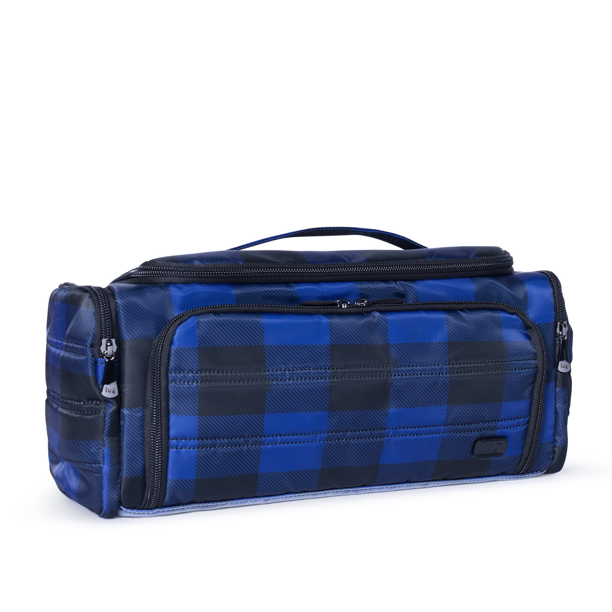 Trolley XL Cosmetic Case - BUFFALO CHECK BLUE - TrolleyXL_BuffaloCheckBlue_02