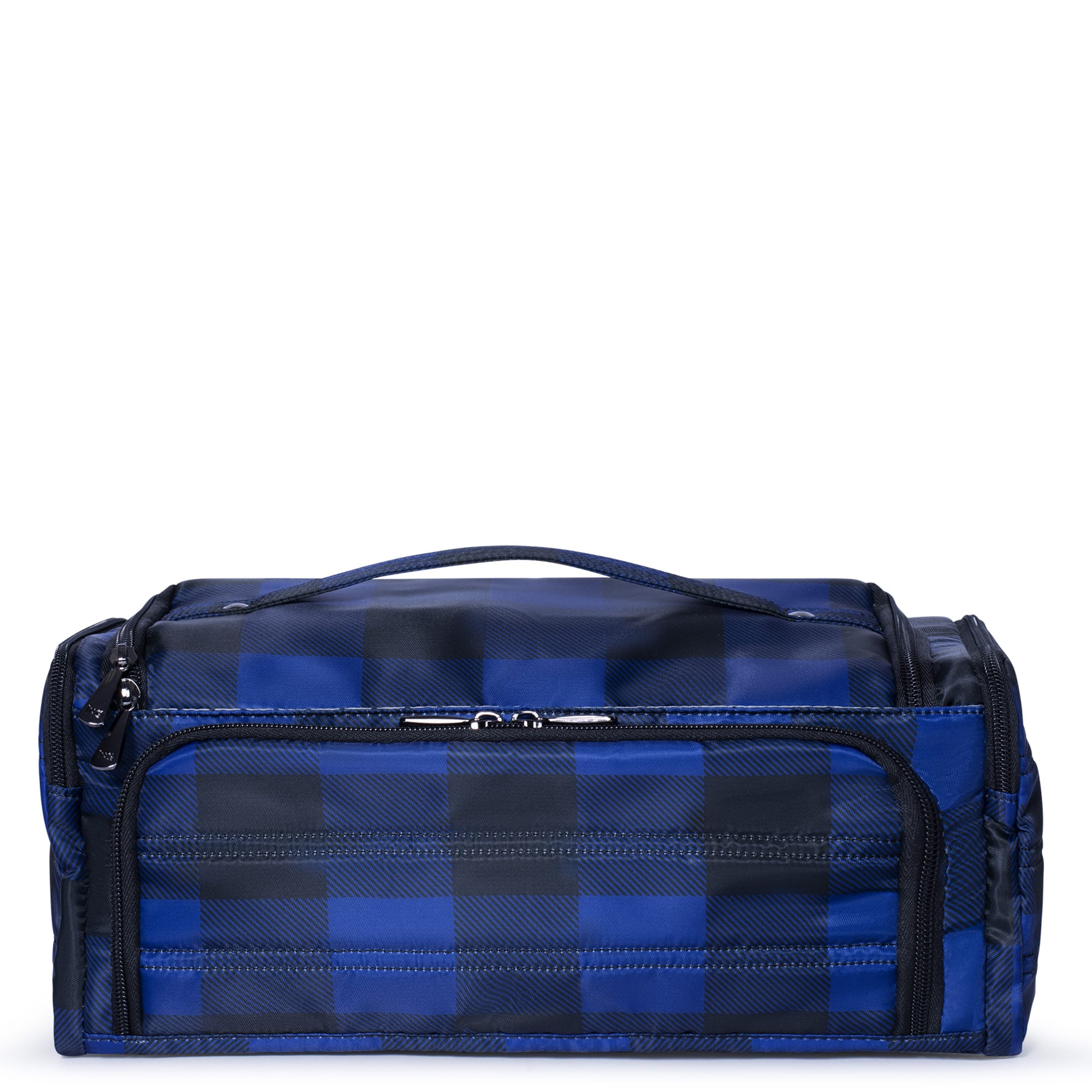 Trolley XL Cosmetic Case - BUFFALO CHECK BLUE - TrolleyXL_BuffaloCheckBlue_04