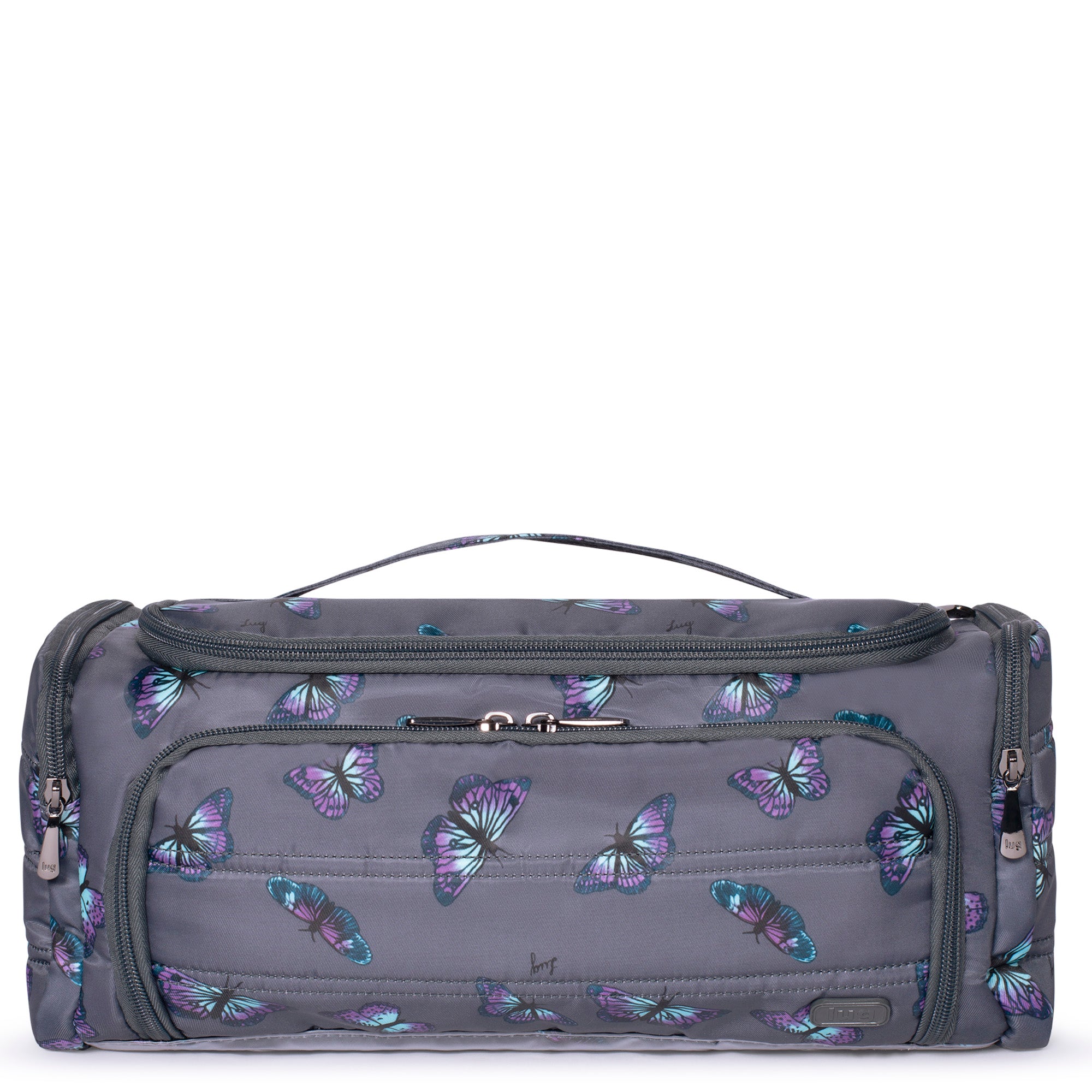 Trolley XL Cosmetic Case - BUTTERFLY GREY - TrolleyXL_Butterfley_Grey_01