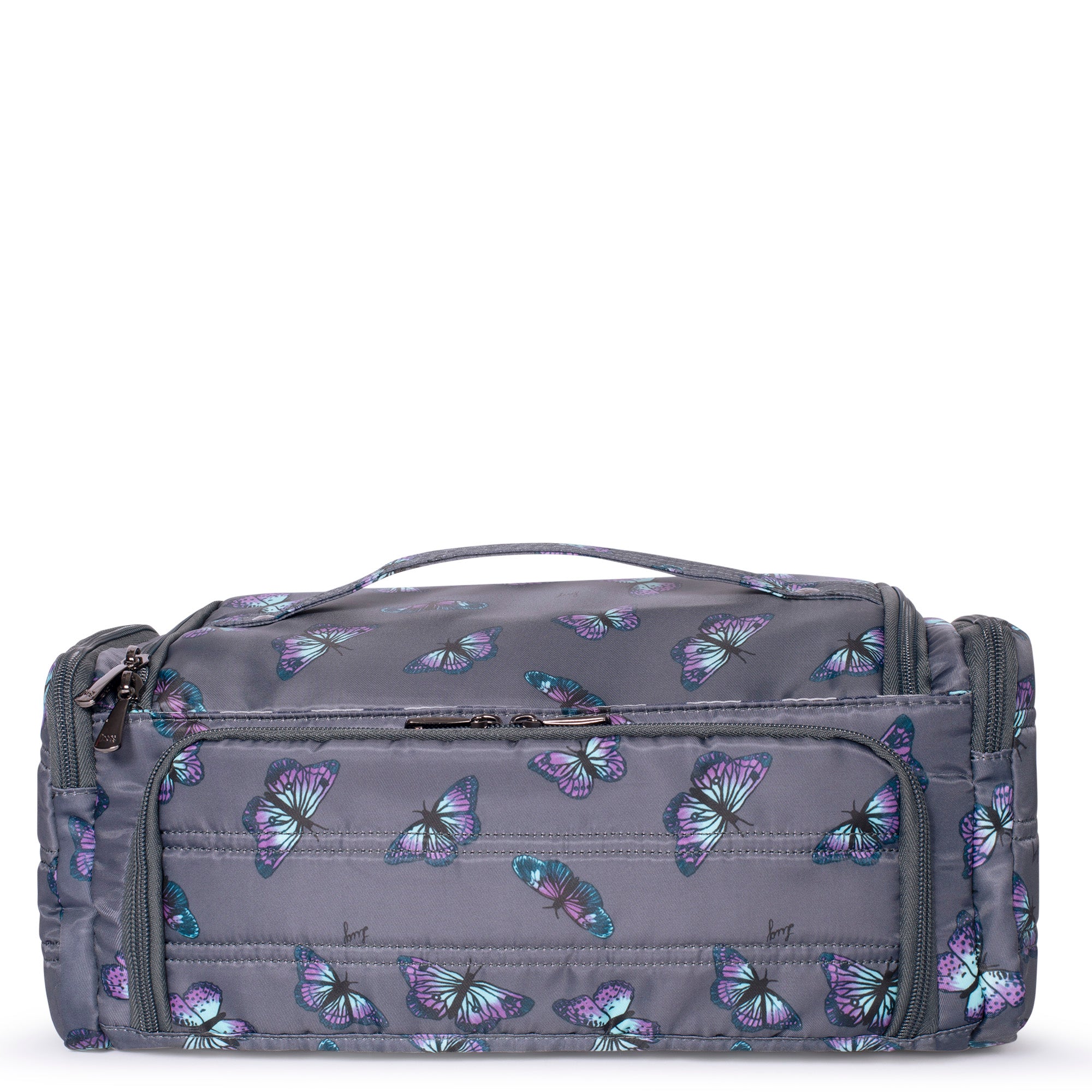 Trolley XL Cosmetic Case - BUTTERFLY GREY - TrolleyXL_Butterfley_Grey_04