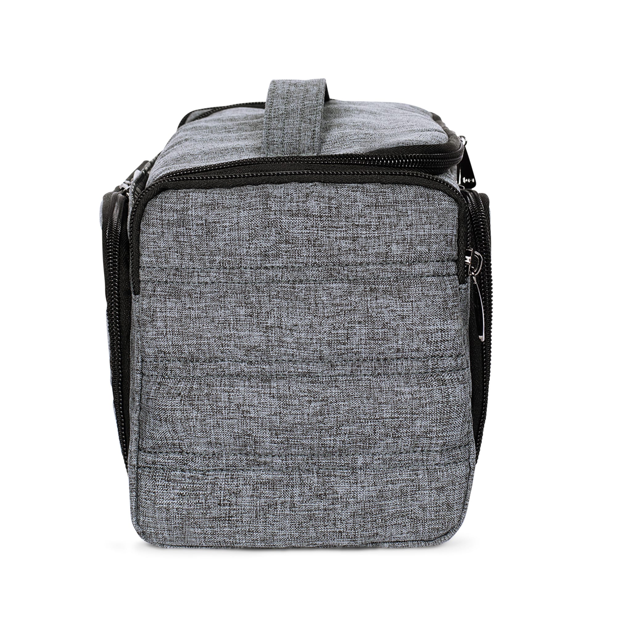 Trolley XL Cosmetic Case - HEATHER GREY - TrolleyXL_HeatherGrey_03