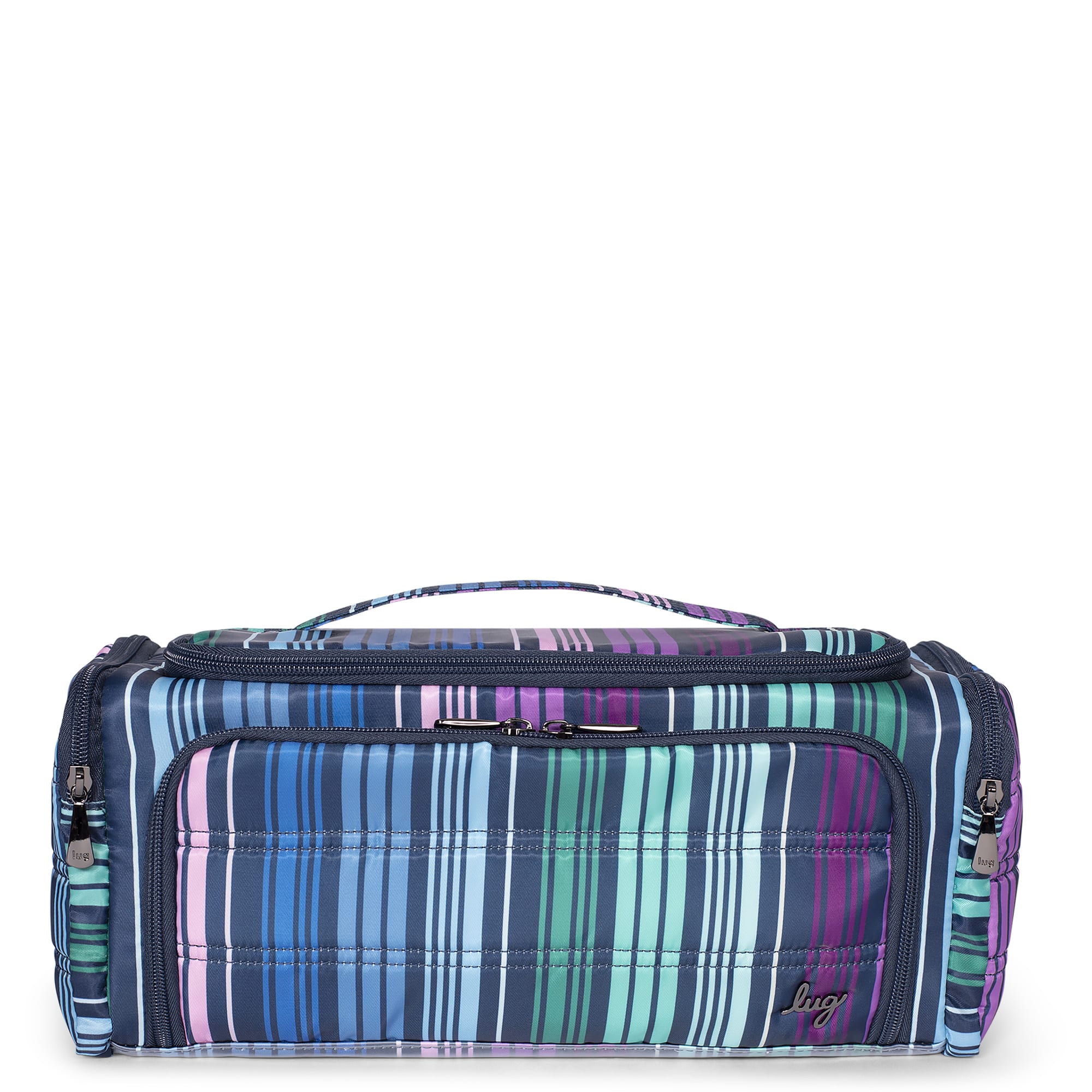 Trolley XL Cosmetic Case - LOVE STRIPE MULTI - TrolleyXL_LoveStraps_01
