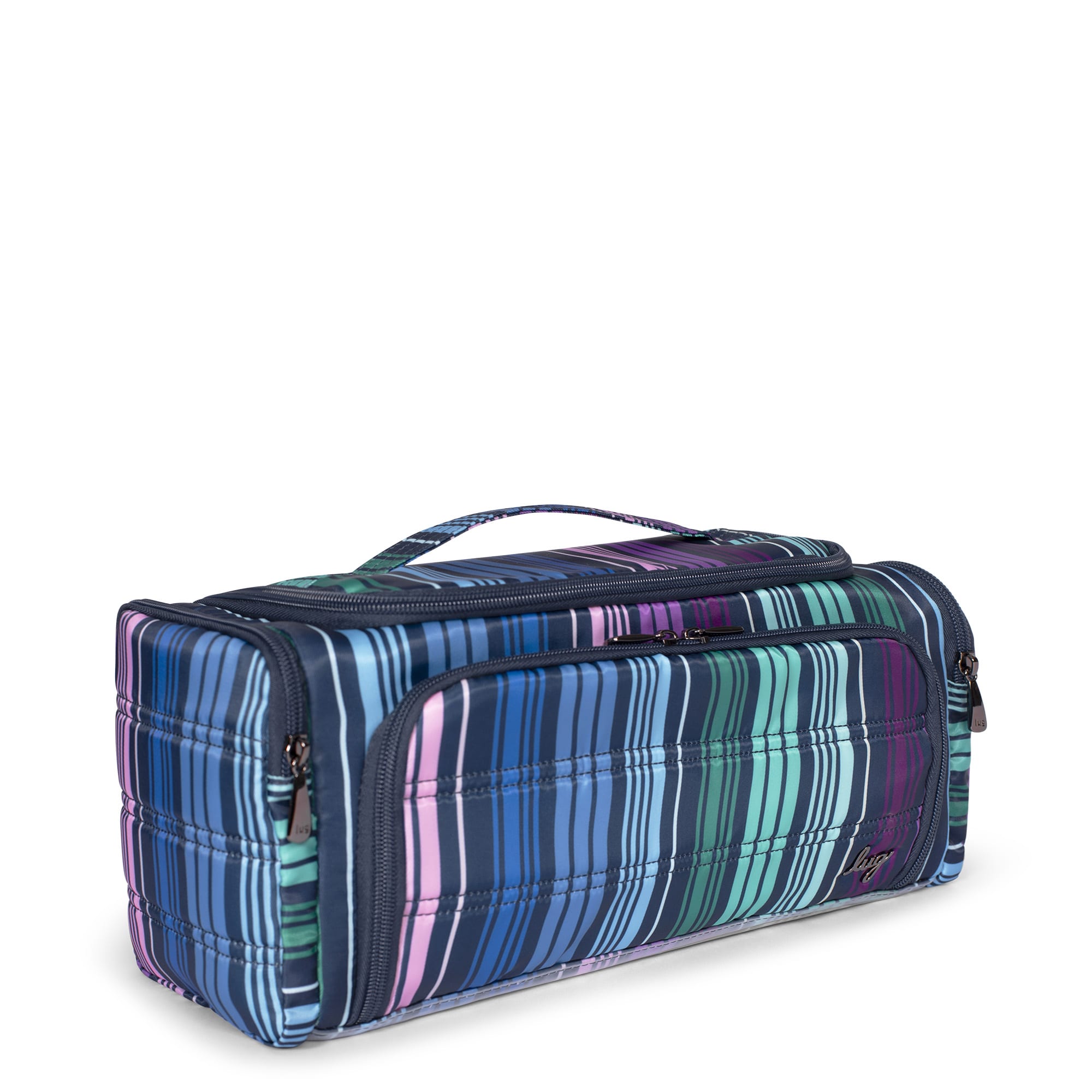 Trolley XL Cosmetic Case - LOVE STRIPE MULTI - TrolleyXL_LoveStraps_02