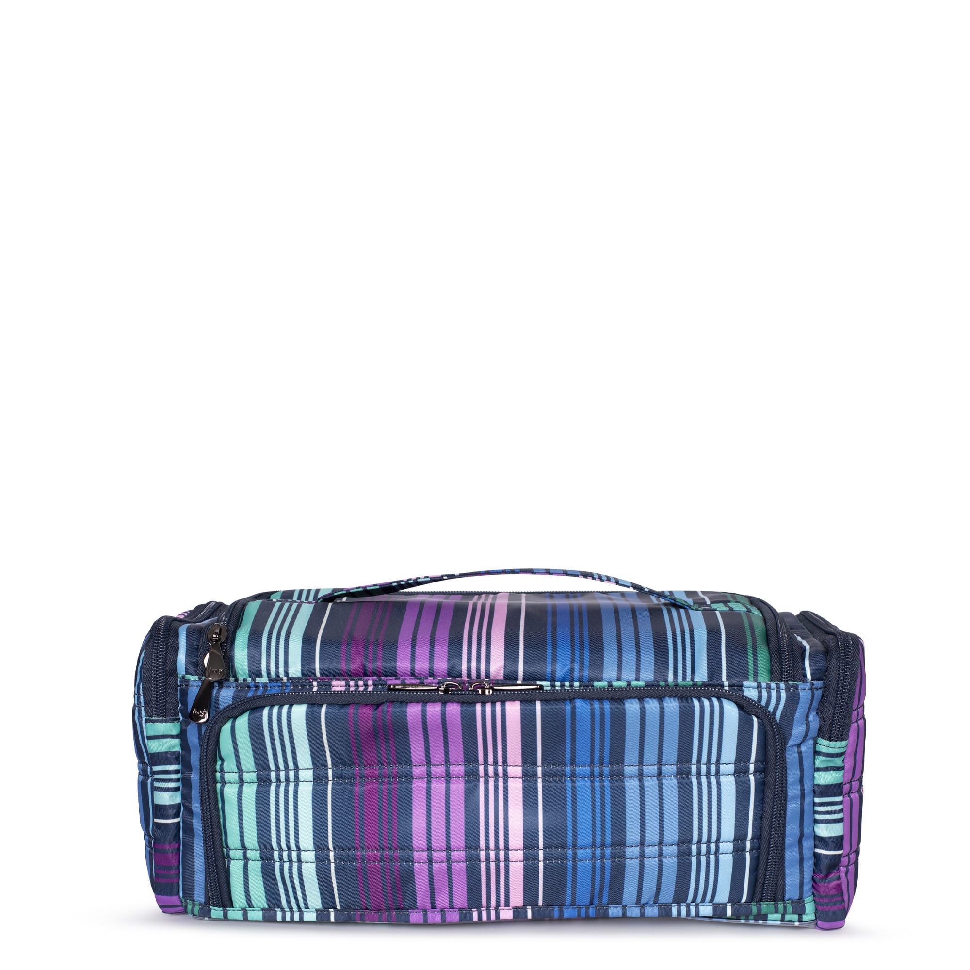 Trolley XL Cosmetic Case - LOVE STRIPE MULTI - TrolleyXL_LoveStraps_04