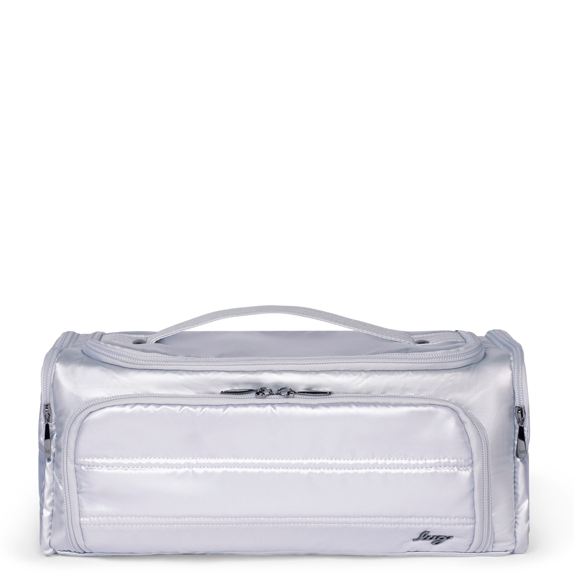 Trolley XL Cosmetic Case - METALLIC SILVER - TrolleyXL_MetallicSilver_01