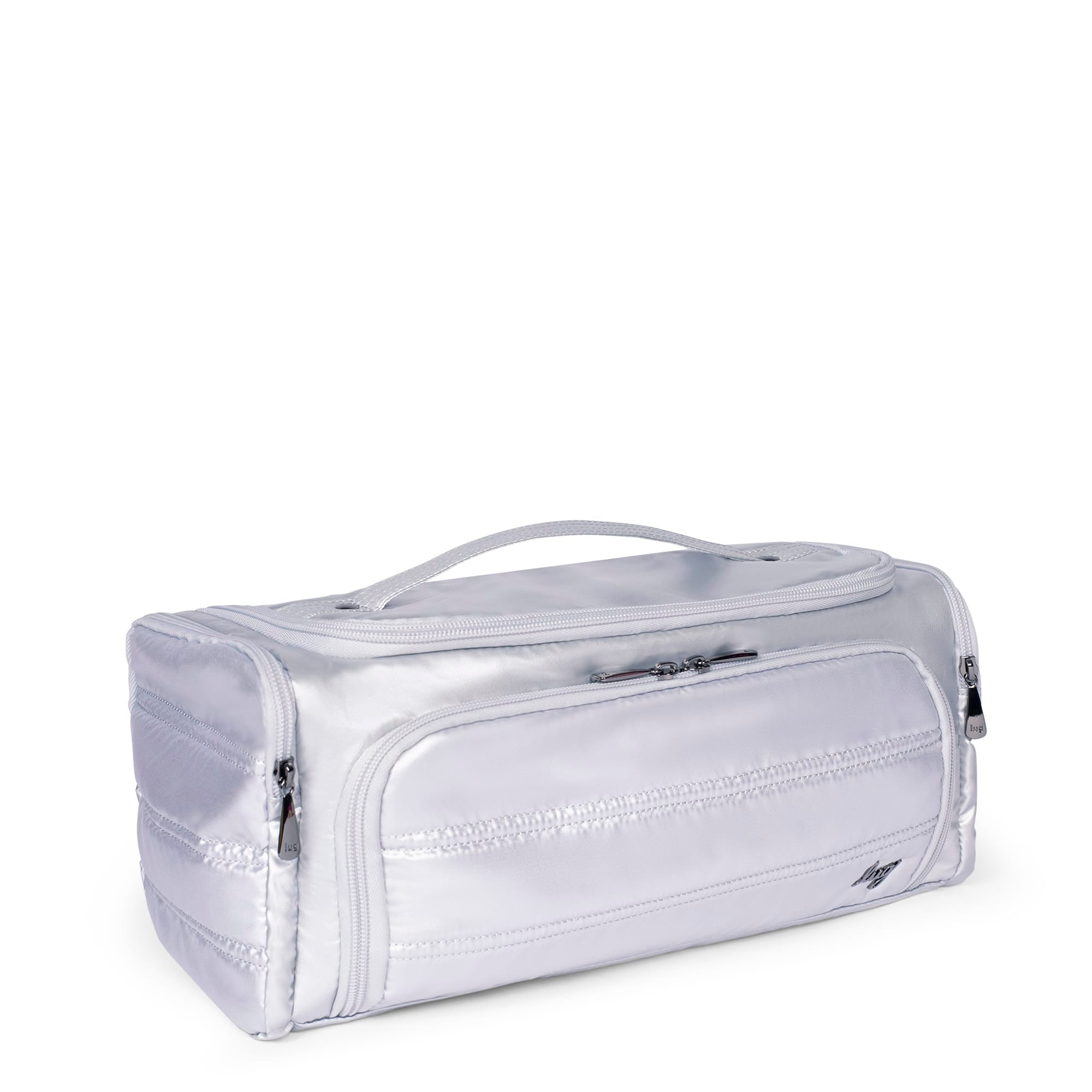 Trolley XL Cosmetic Case - METALLIC SILVER - TrolleyXL_MetallicSilver_02