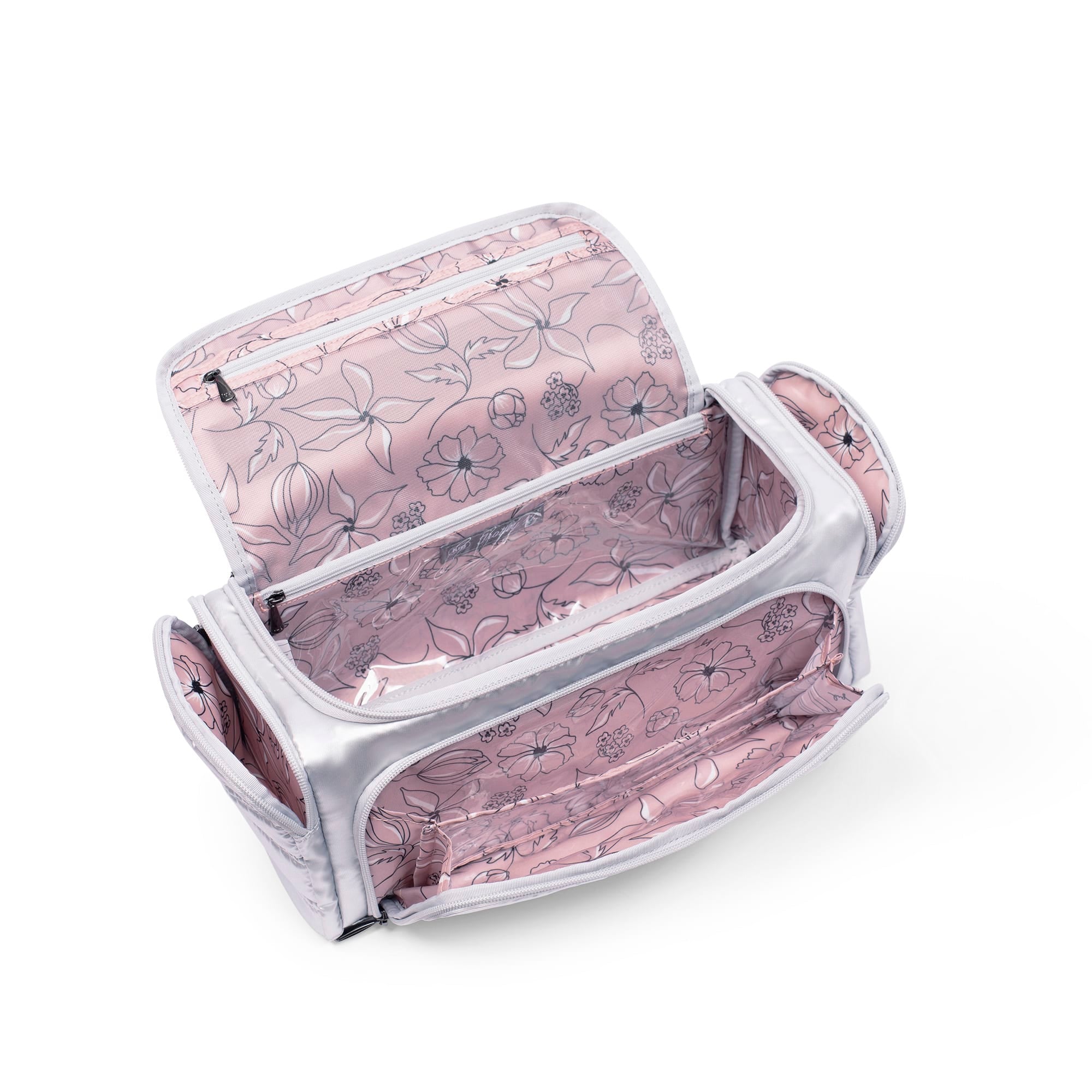 Trolley XL Cosmetic Case - METALLIC SILVER - TrolleyXL_MetallicSilver_05_1