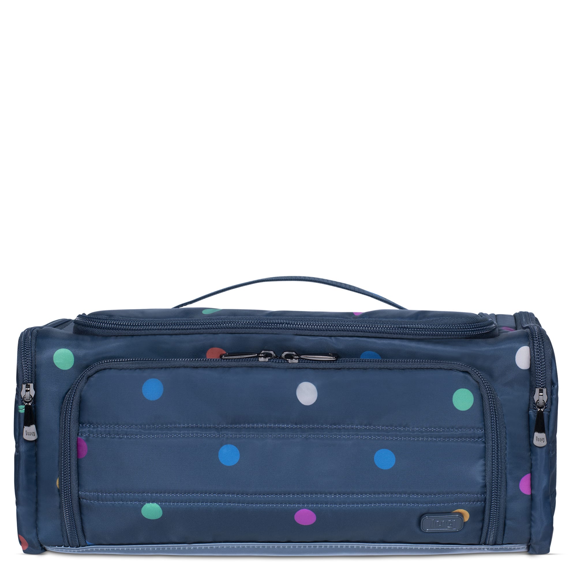 Trolley XL Cosmetic Case - MULTI DOTS NAVY - TrolleyXL_MultiDotNavy_01