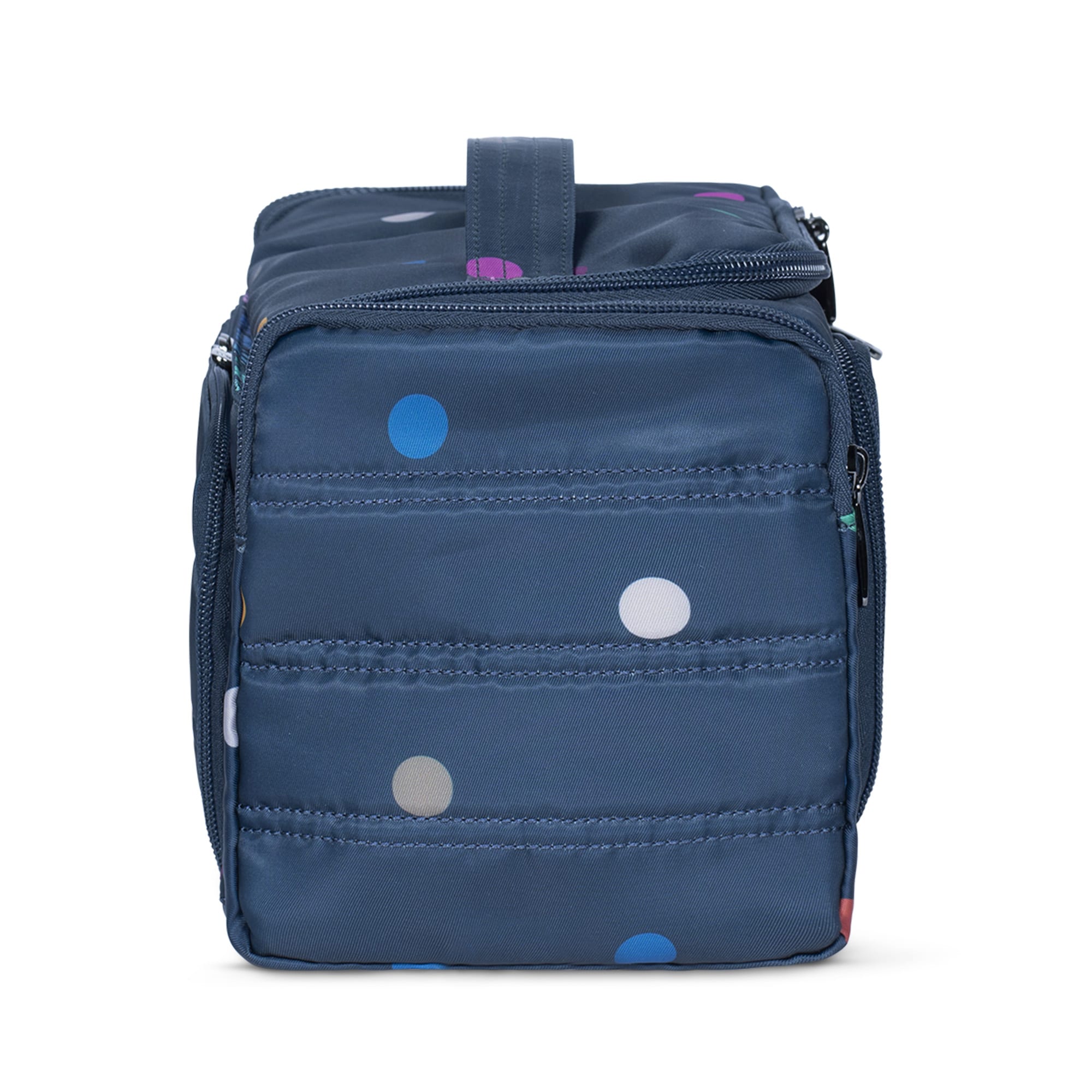 Trolley XL Cosmetic Case - MULTI DOTS NAVY - TrolleyXL_MultiDotNavy_03