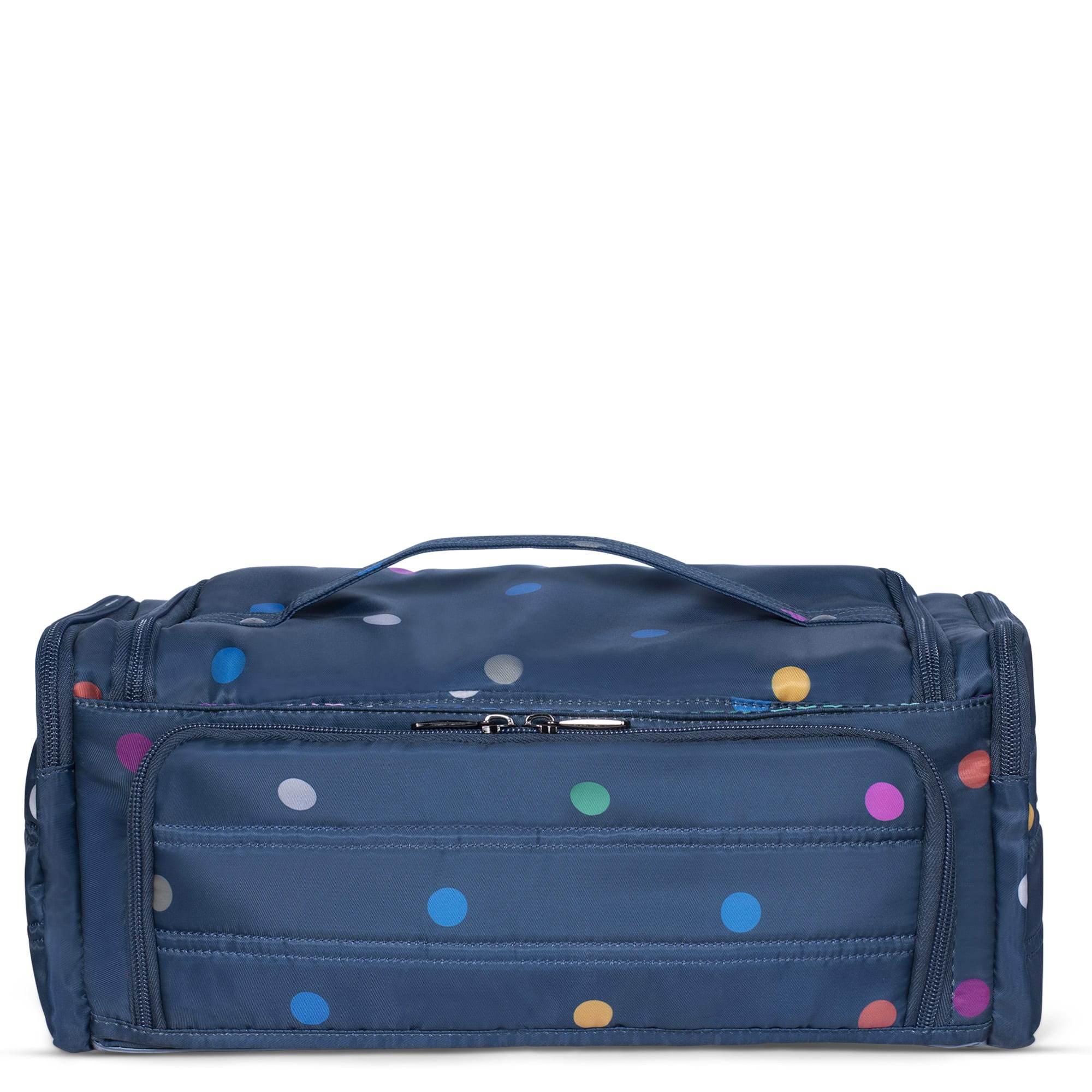 Trolley XL Cosmetic Case - MULTI DOTS NAVY - TrolleyXL_MultiDotNavy_04