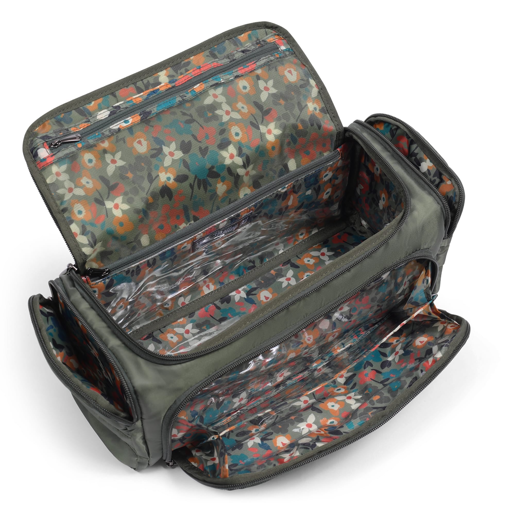 Trolley XL Cosmetic Case - OLIVE GREEN - TrolleyXL_OliveGreen_05