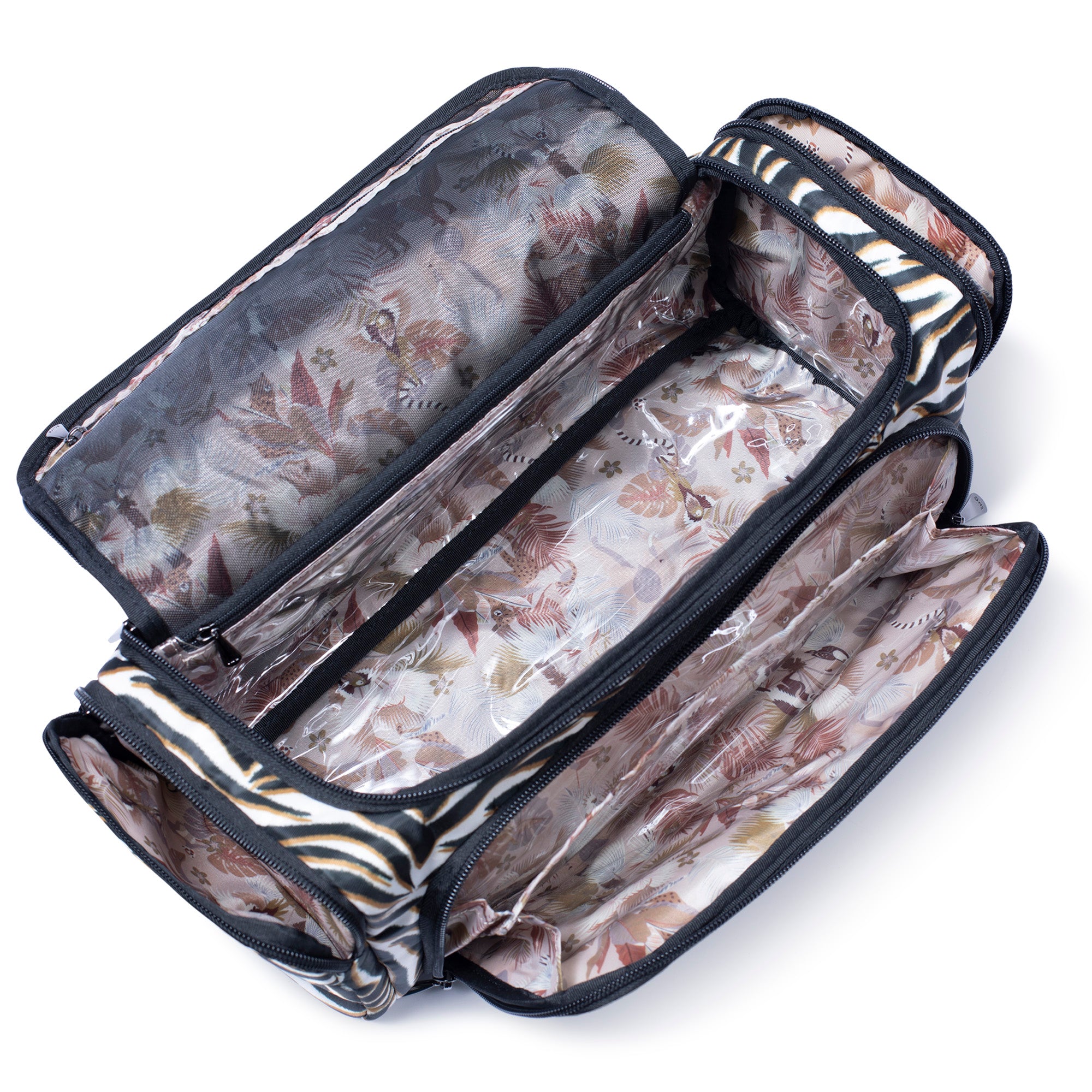 Trolley XL Cosmetic Case - ZEBRA SAND - TrolleyXL_ZebraSand_05