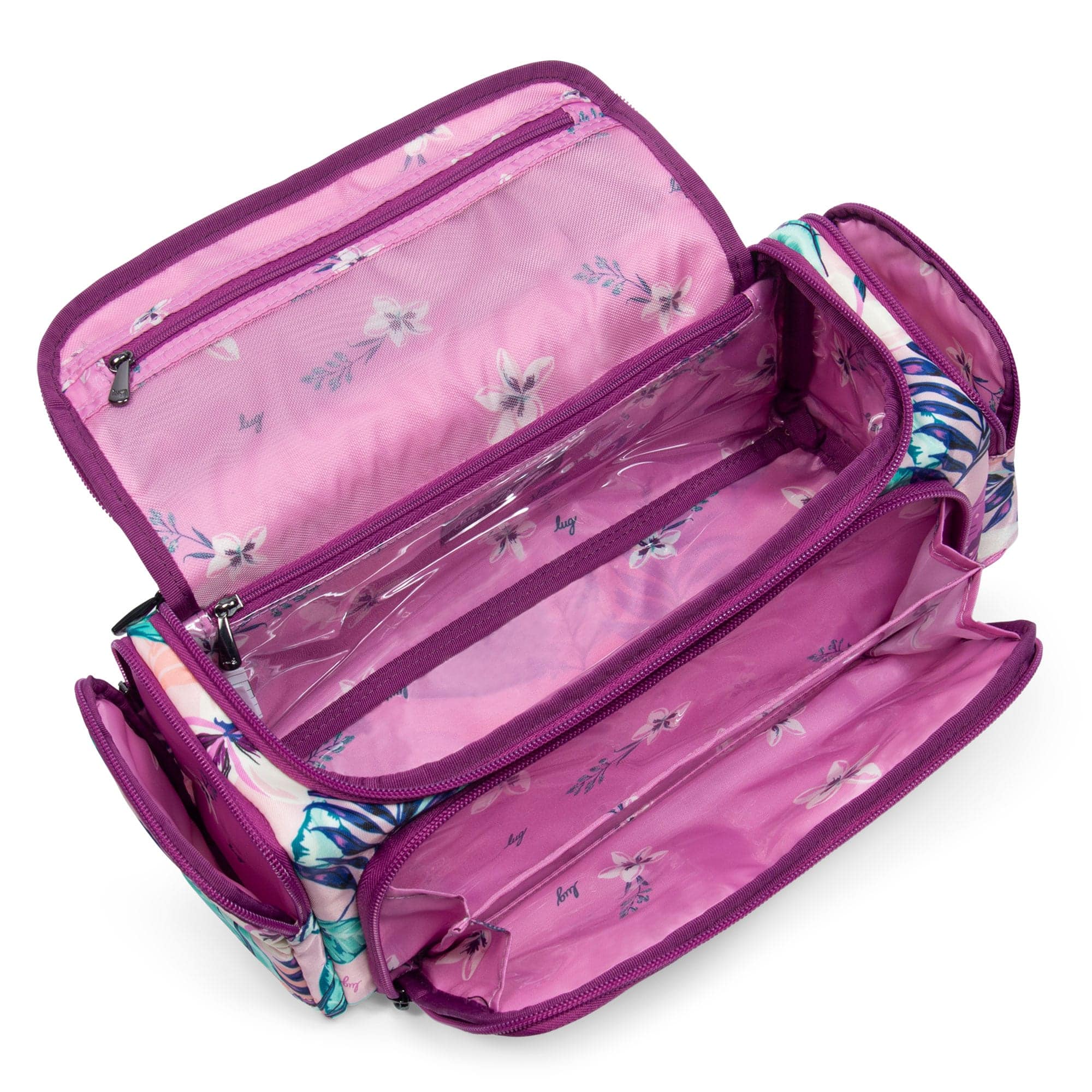 Trolley Cosmetic Case - AZALEA PINK - Trolley_AzaleaPink_05