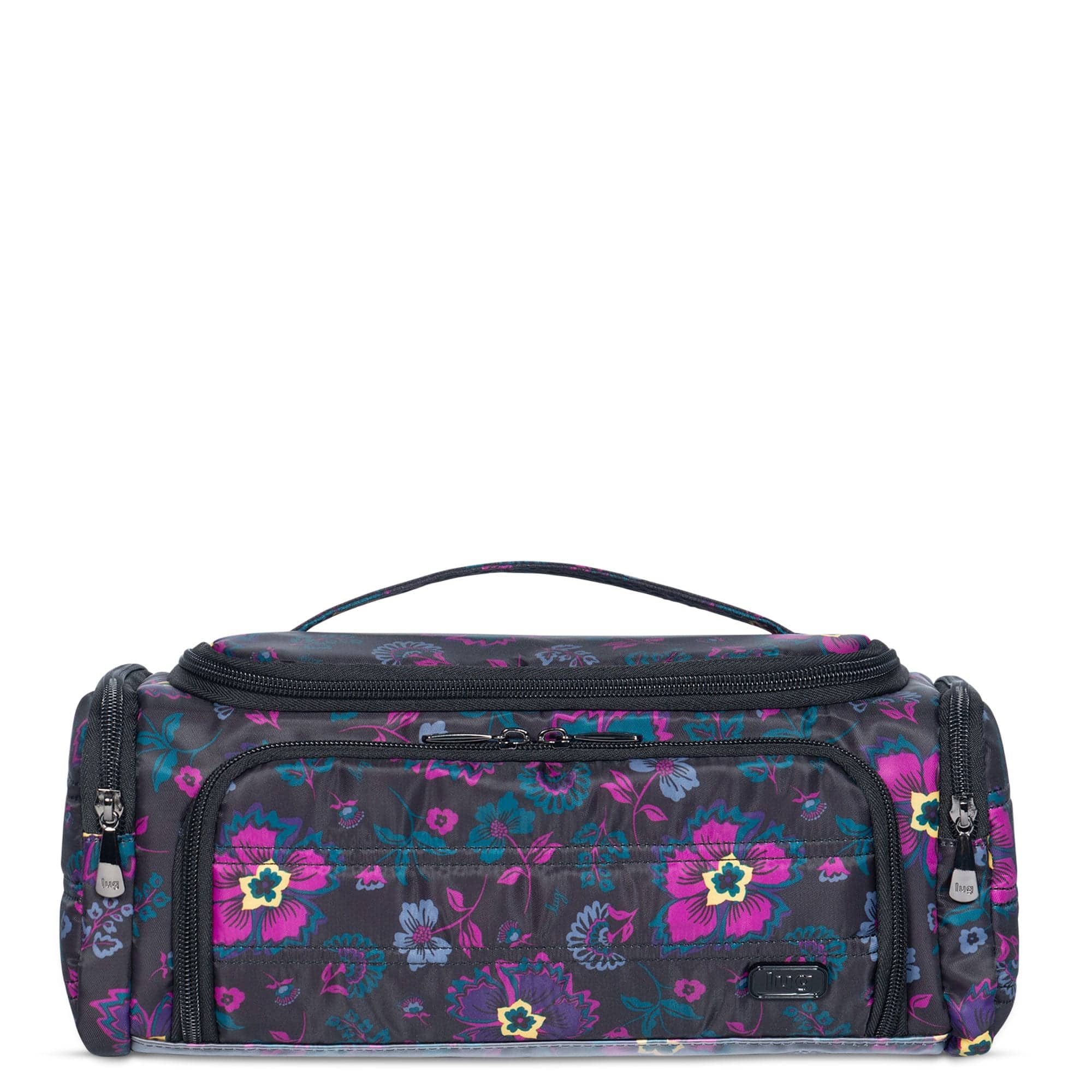 Trolley Cosmetic Case - BOHO FLORAL BLACK - Trolley_BohoFloralBlack_01