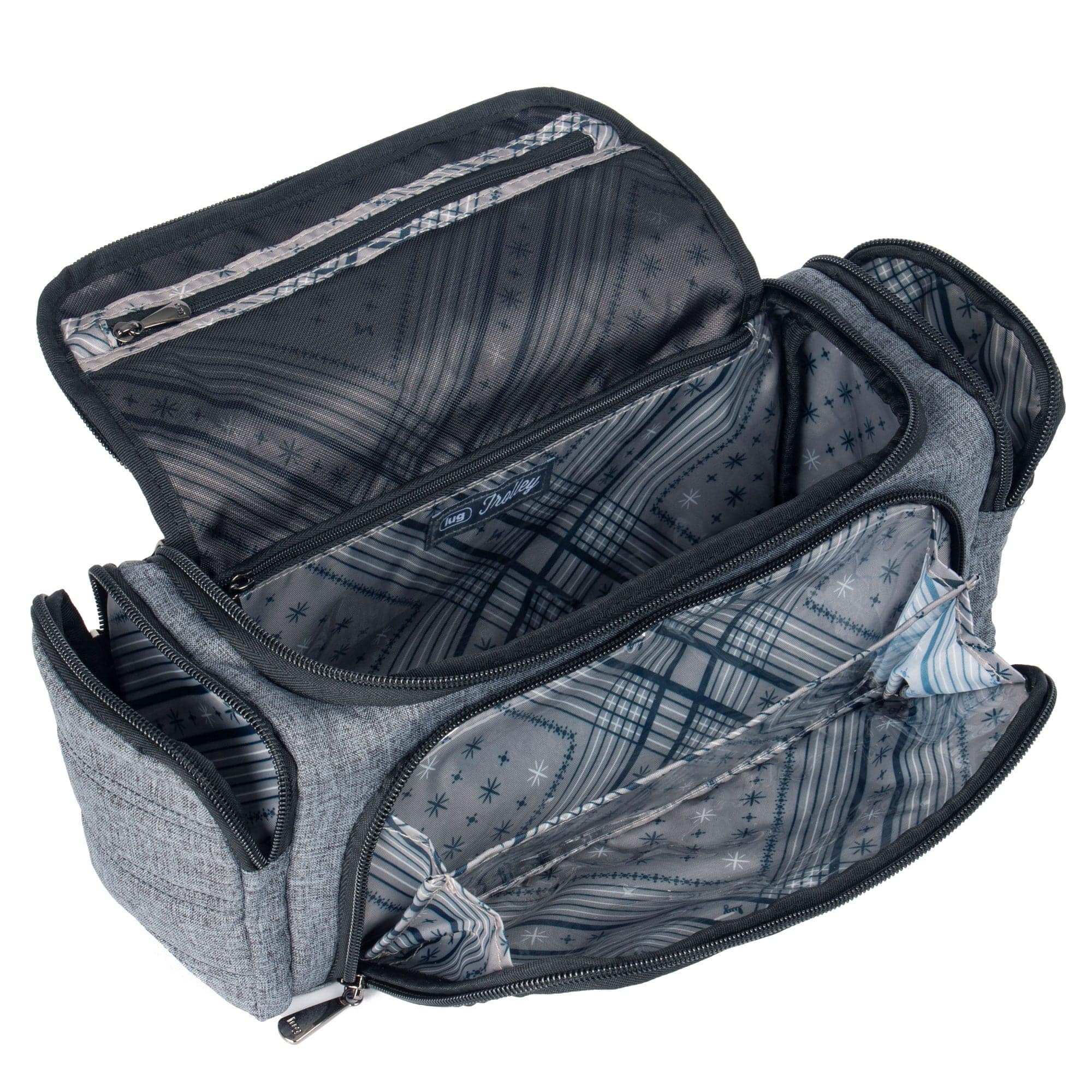 Trolley Cosmetic Case - HEATHER GREY - Trolley_HeatherGrey_05b