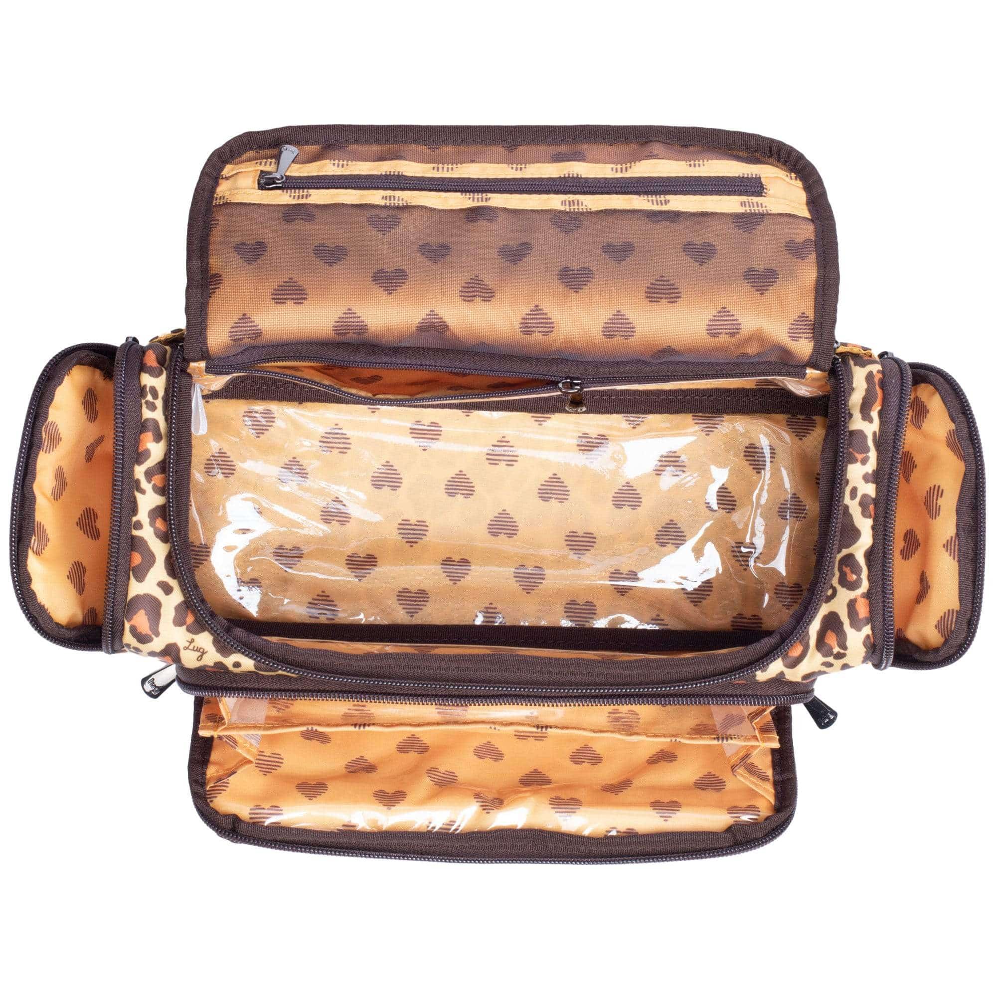 Trolley Cosmetic Case - LEOPARD BROWN - Trolley_LeopardBrown_05