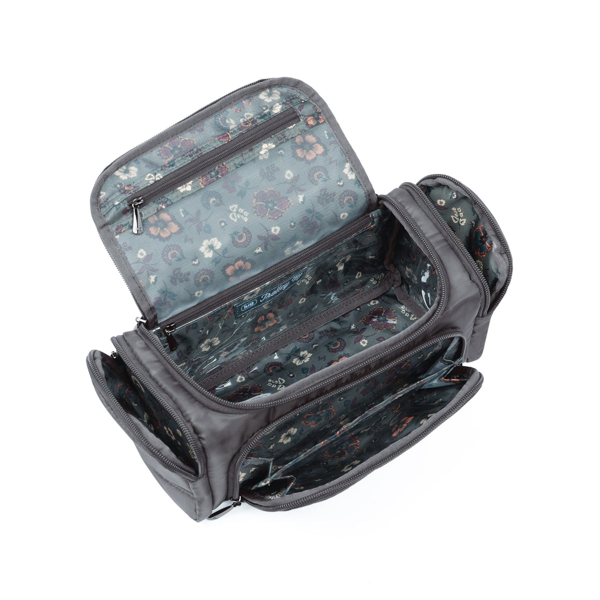 Trolley Medium Cosmetic Case - GUNMETAL GREY - Trolley_Medium_Gunmetal_Grey_05