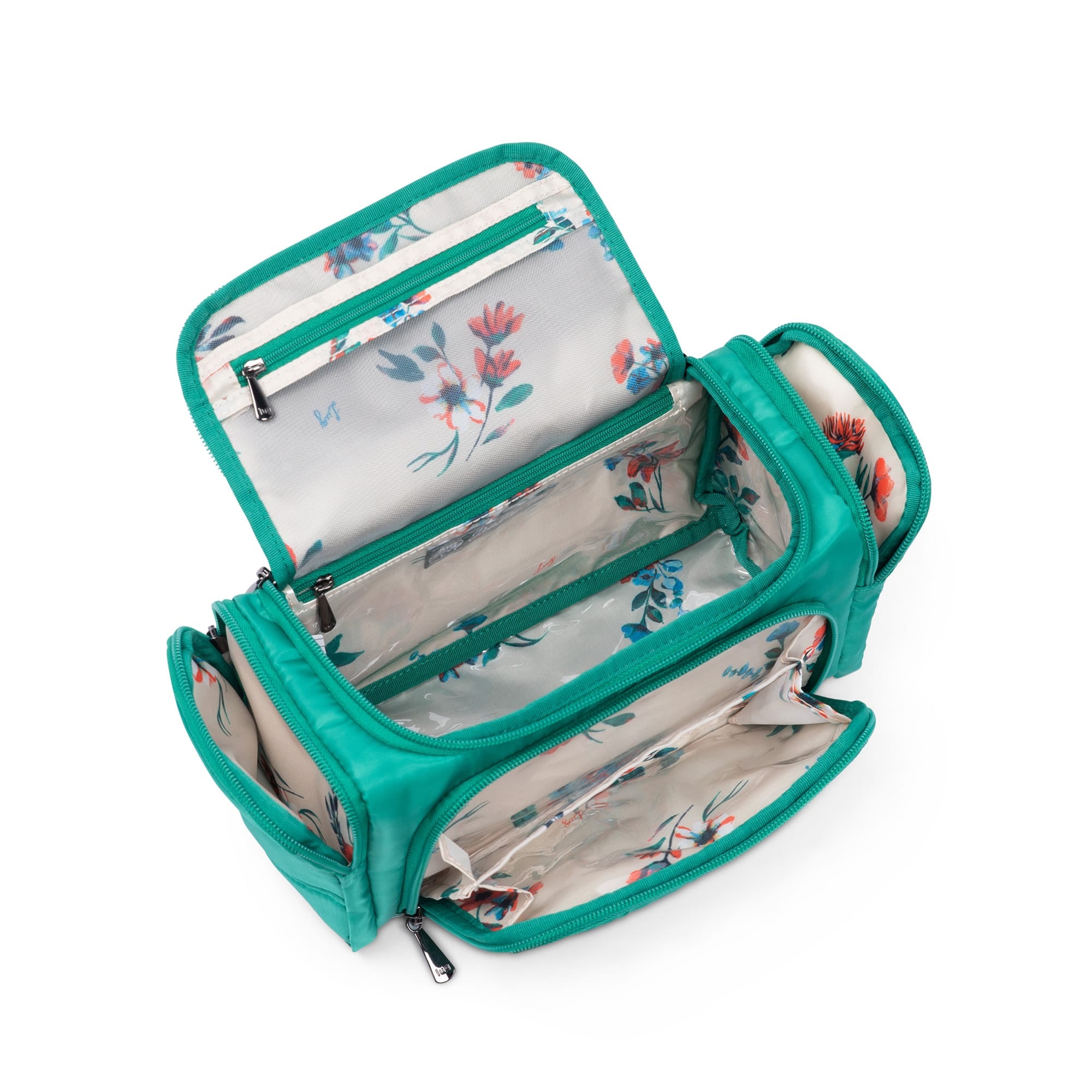 Trolley Medium Cosmetic Case - KELLY GREEN - Trolley_Medium_Kelly_Green_05