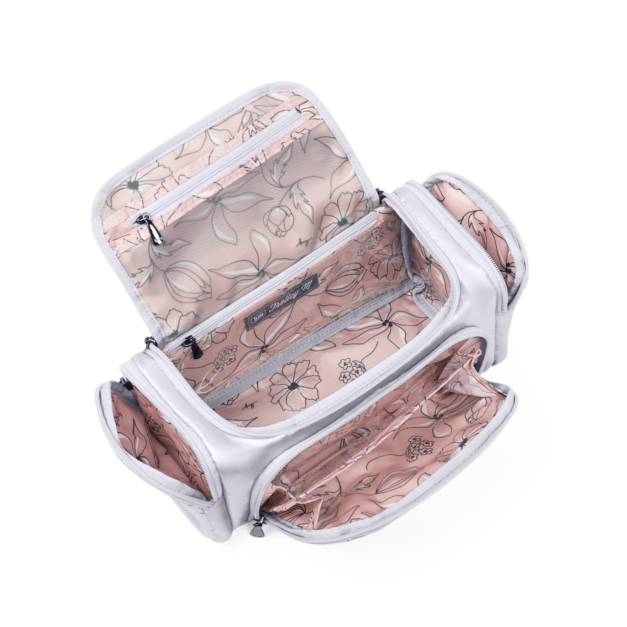 Trolley Medium Cosmetic Case - METALLIC SILVER - Trolley_Medium_Metallic_Silver_05