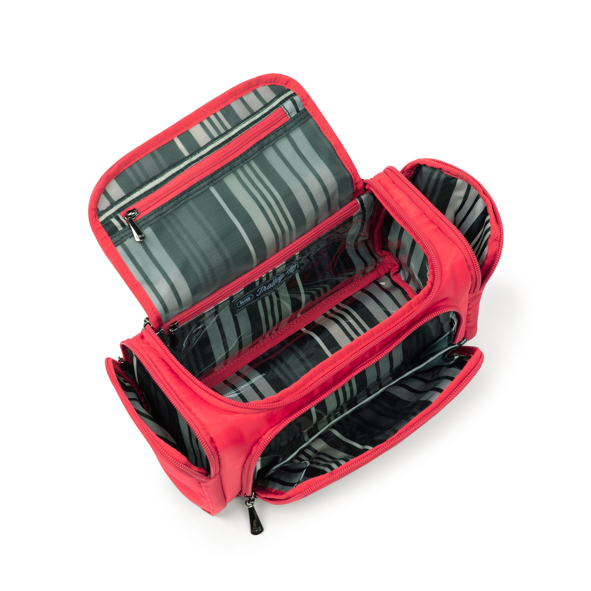 Trolley Medium Cosmetic Case - RED - Trolley_Medium_Red_05