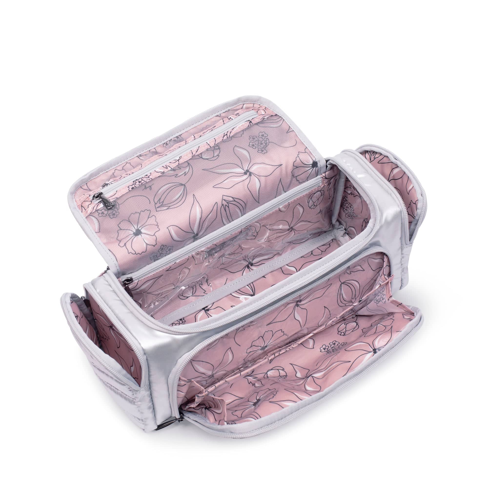 Trolley Cosmetic Case - METALLIC SILVER - Trolley_MetallicSilver_05