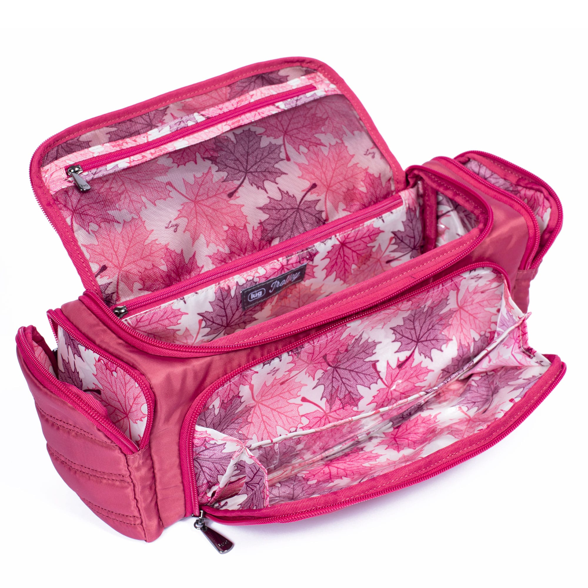 Trolley Cosmetic Case - ROSEWOOD RED - Trolley_RosewoodRed_05b