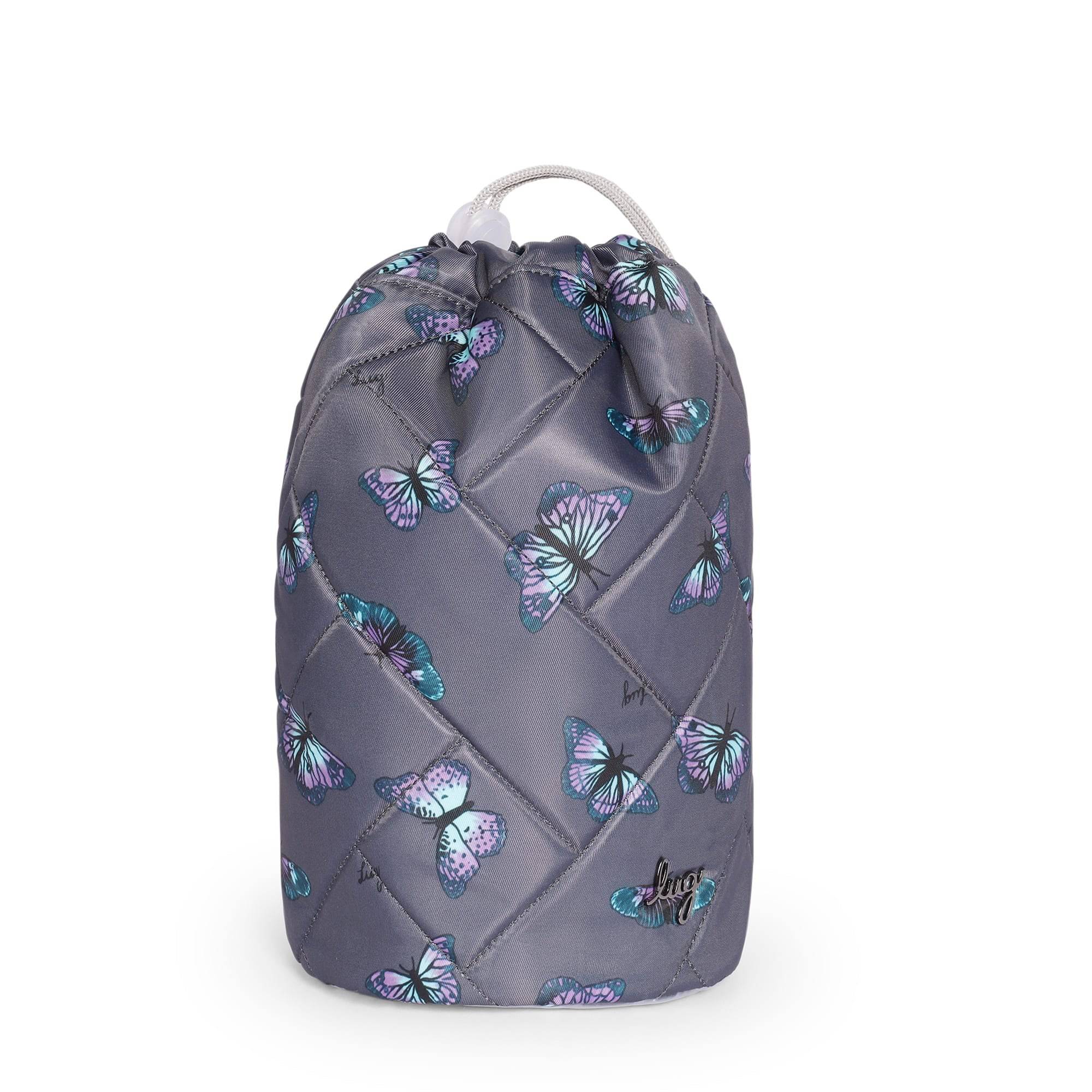 Tumbler Storage Pouch - BUTTERFLY GREY - TumblerPouch_Butterfley_Grey_02