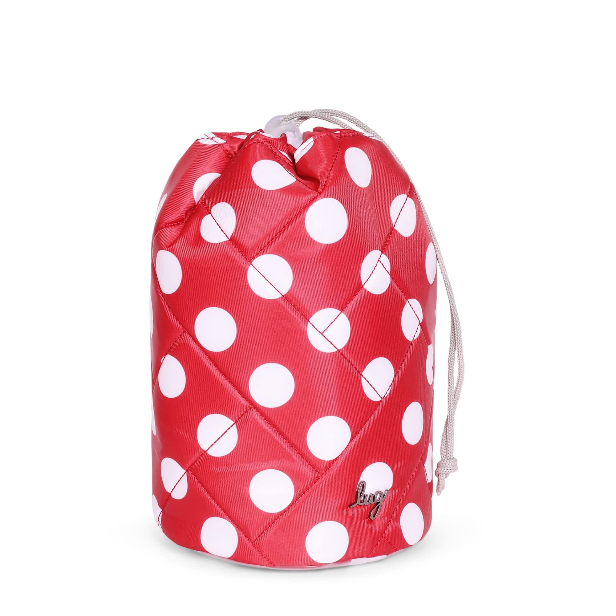 Tumbler Storage Pouch - CRIMSON LARGE DOT - TumblerPouch_CrimsonLgDot_02