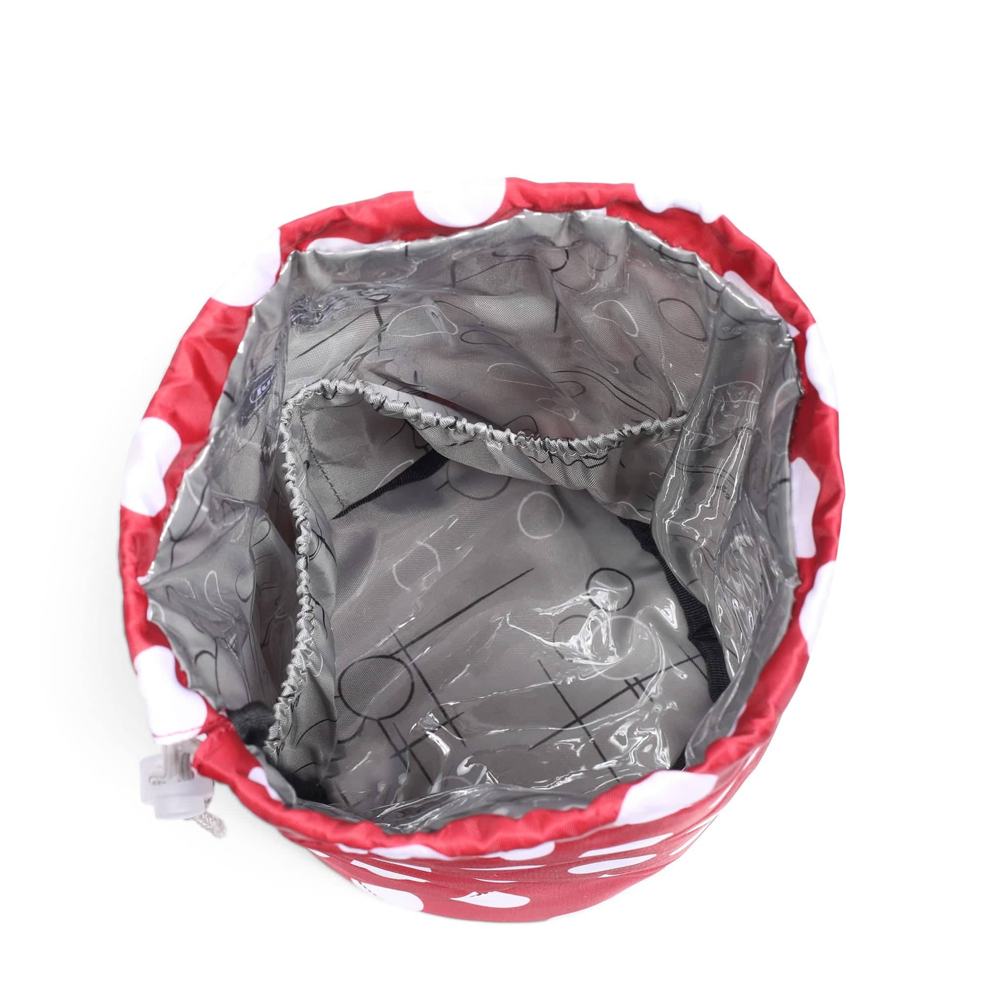 Tumbler Storage Pouch - CRIMSON LARGE DOT - TumblerPouch_CrimsonLgDot_05