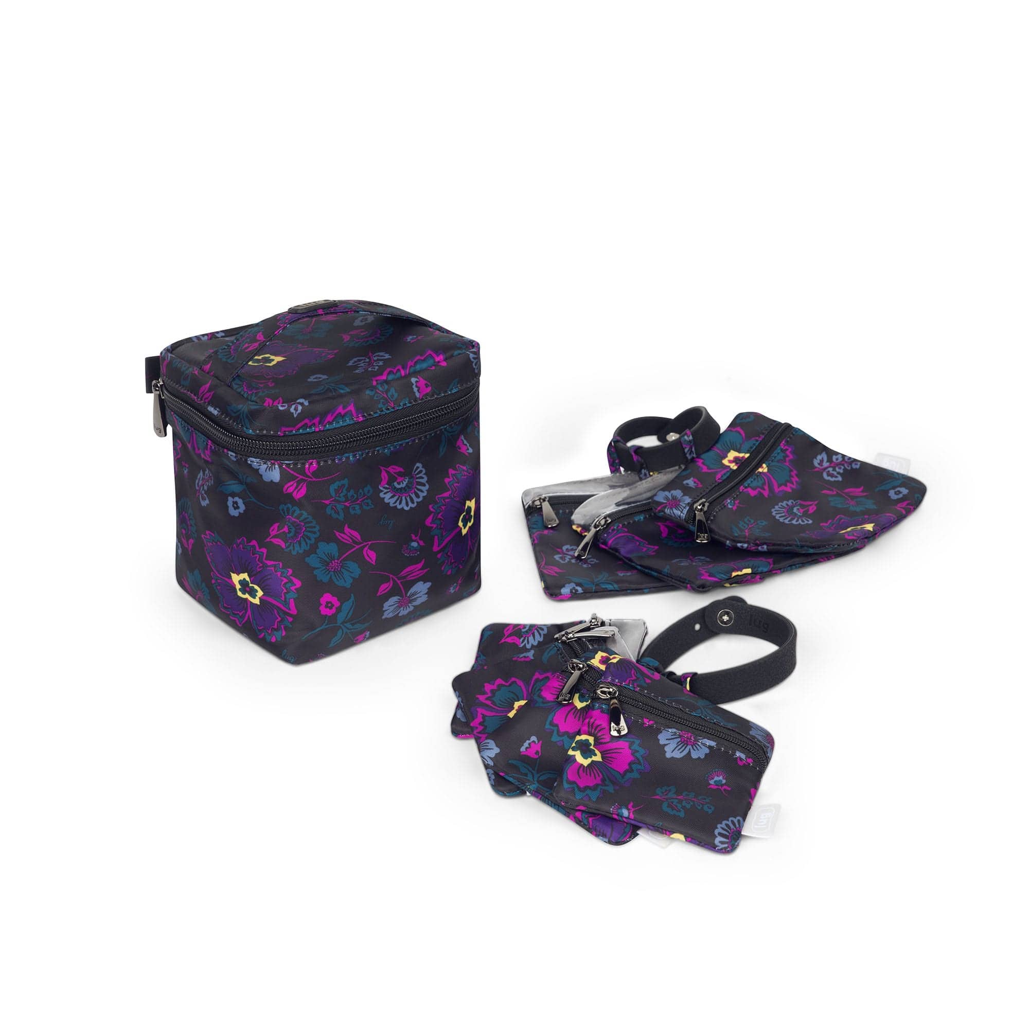 Twinkle Jewelry Box Organizer - BOHO FLORAL BLACK - TwinkleBox_Boho_Floral_Black_03