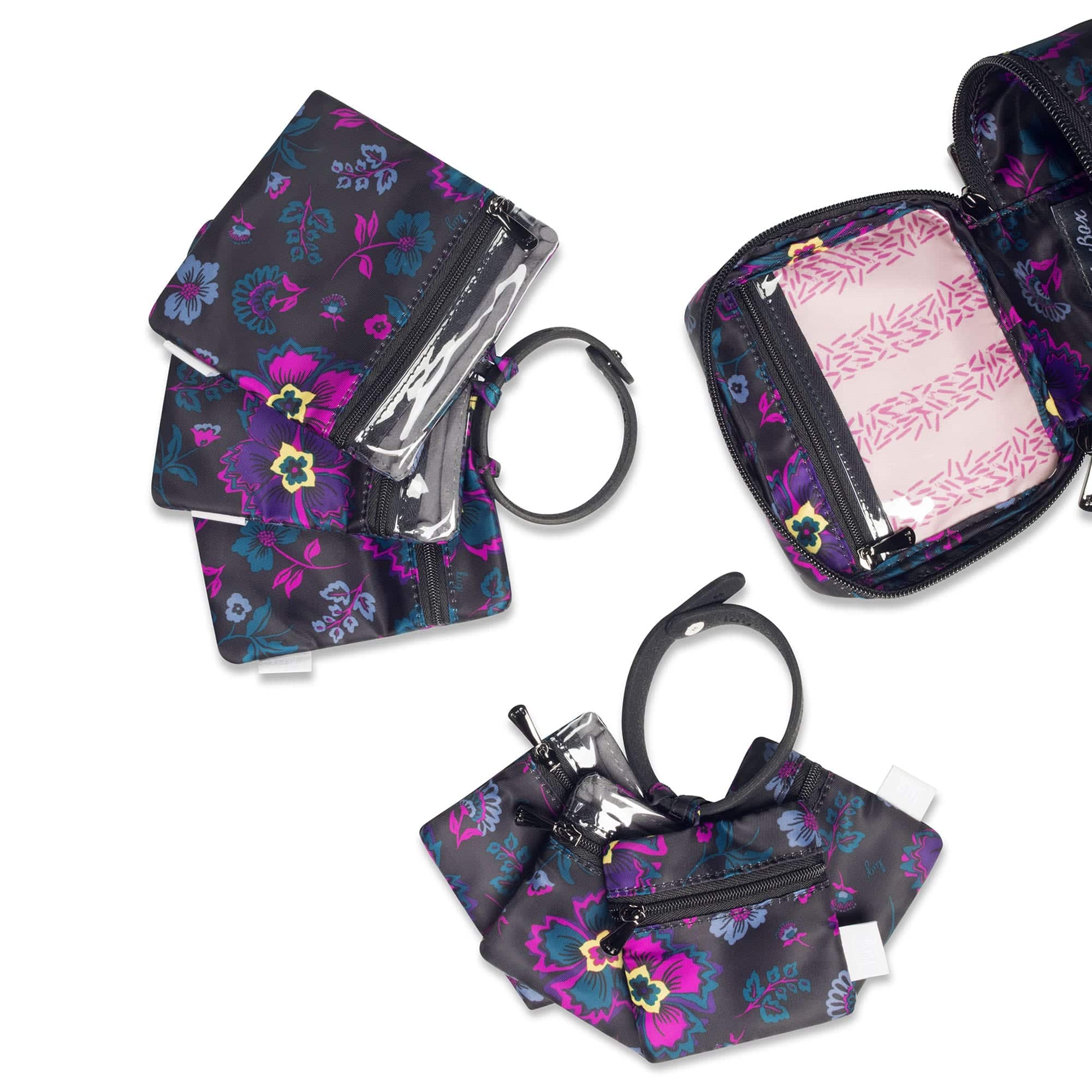 Twinkle Jewelry Box Organizer - BOHO FLORAL BLACK - TwinkleBox_Boho_Floral_Black_05