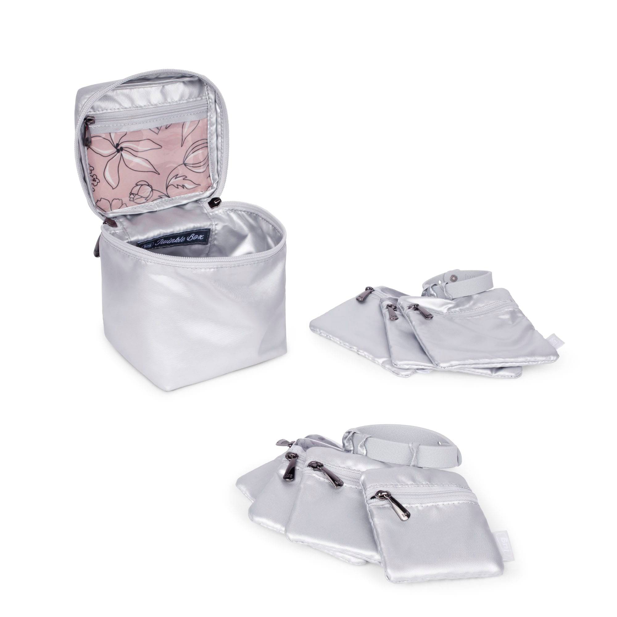 Twinkle Jewelry Box Organizer - METALLIC SILVER - TwinkleBox_Metallic_Silver_04