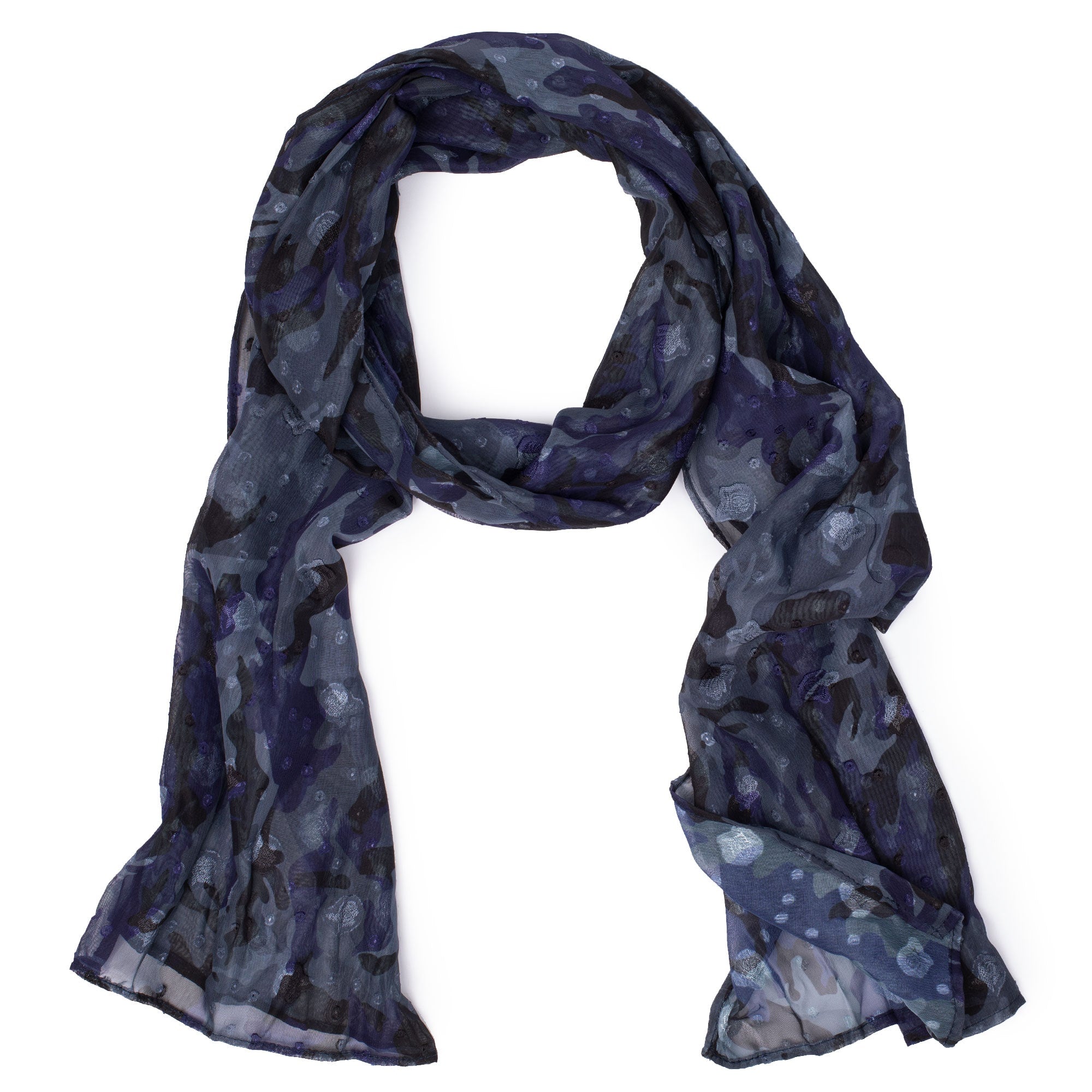 Twist Lightweight Printed Shawl - CAMO NAVY - Twist_CamoNavy_01_90900b29-628a-441d-80c6-e3656f15fd46