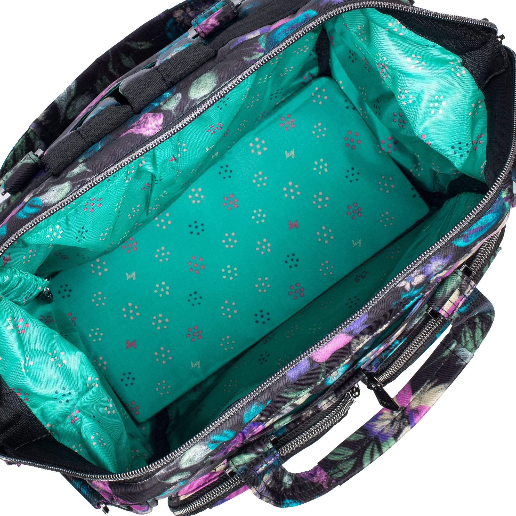 Via 2 Convertible Tote Bag - BLOOM BLACK - Via2_BloomBlack_05