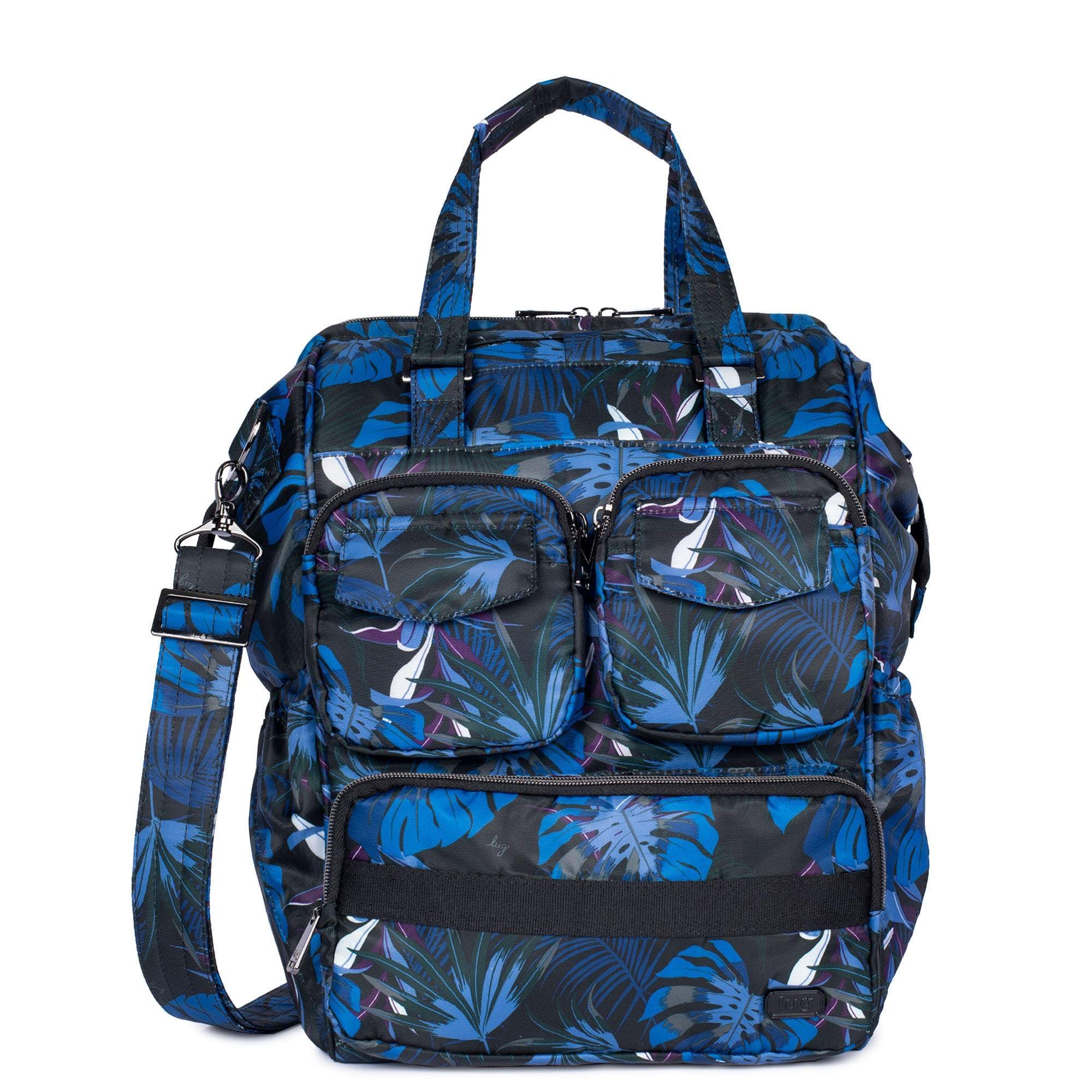 Via 2 Convertible Tote Bag - BOTANICAL BLACK - Via2_BotanicalBlack_01_67a3db70-dbf3-424c-9949-7994360123e4