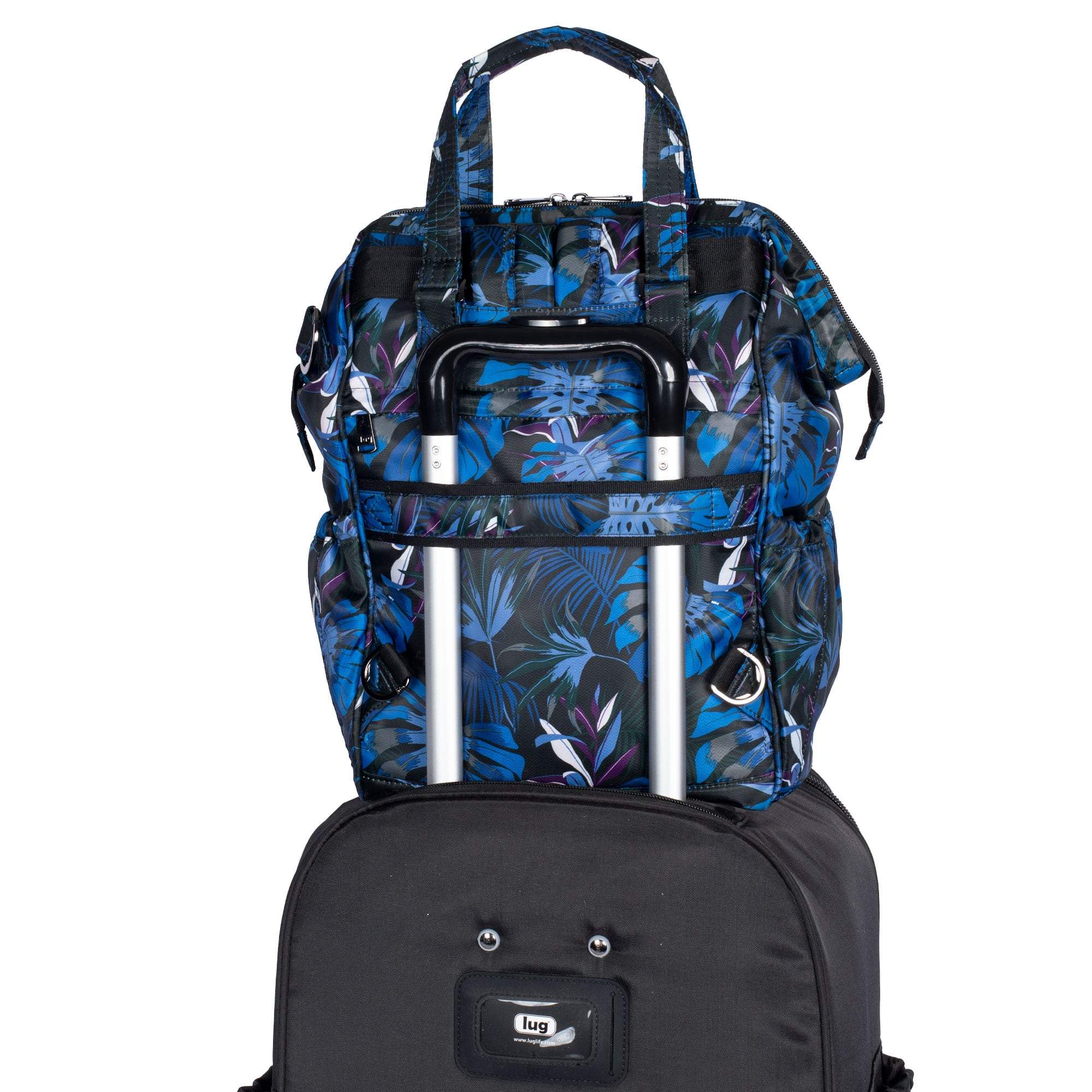 Via 2 Convertible Tote Bag - BOTANICAL BLACK - Via2_BotanicalBlack_06_1bfefefb-bf7e-46c8-bd57-8f8ba61211dd