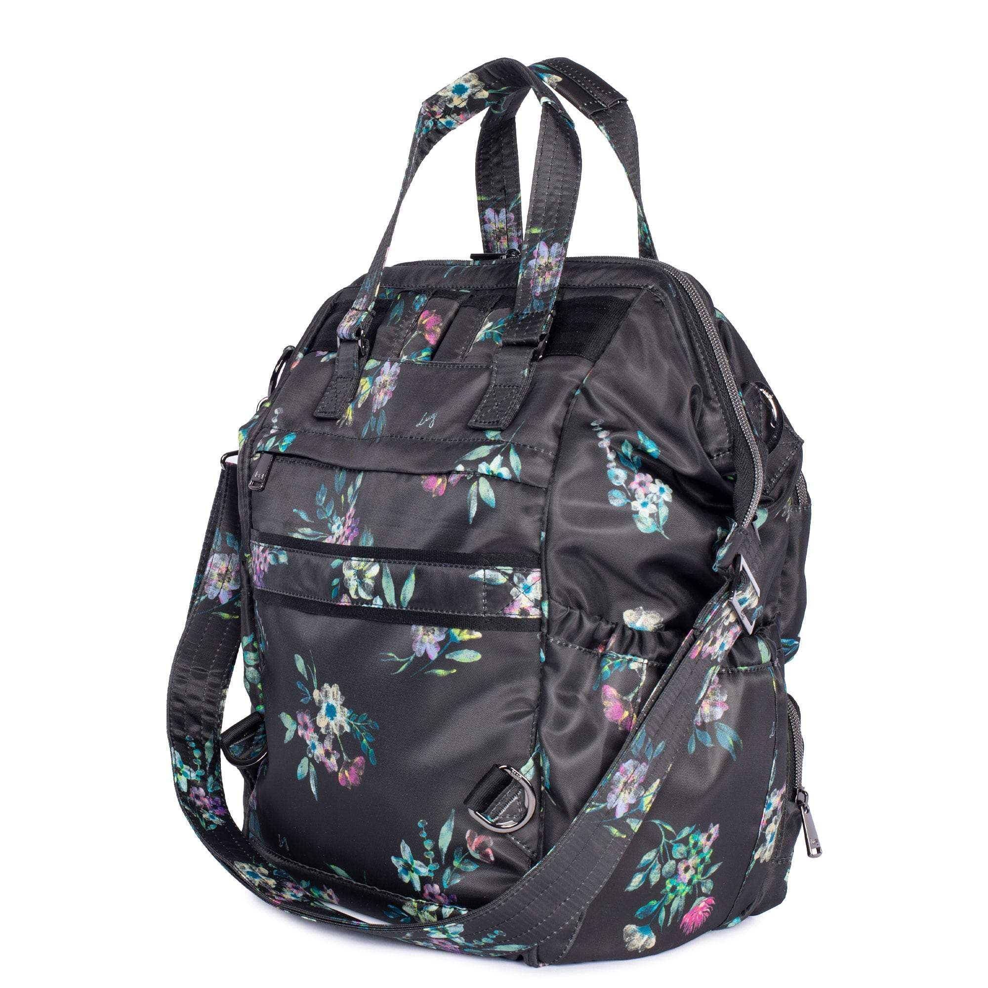 Via 2 Convertible Tote Bag - BOUQUET BLACK - Via2_BouquetBlack_04b_1a72d042-a6bf-4177-a385-e86602db5084