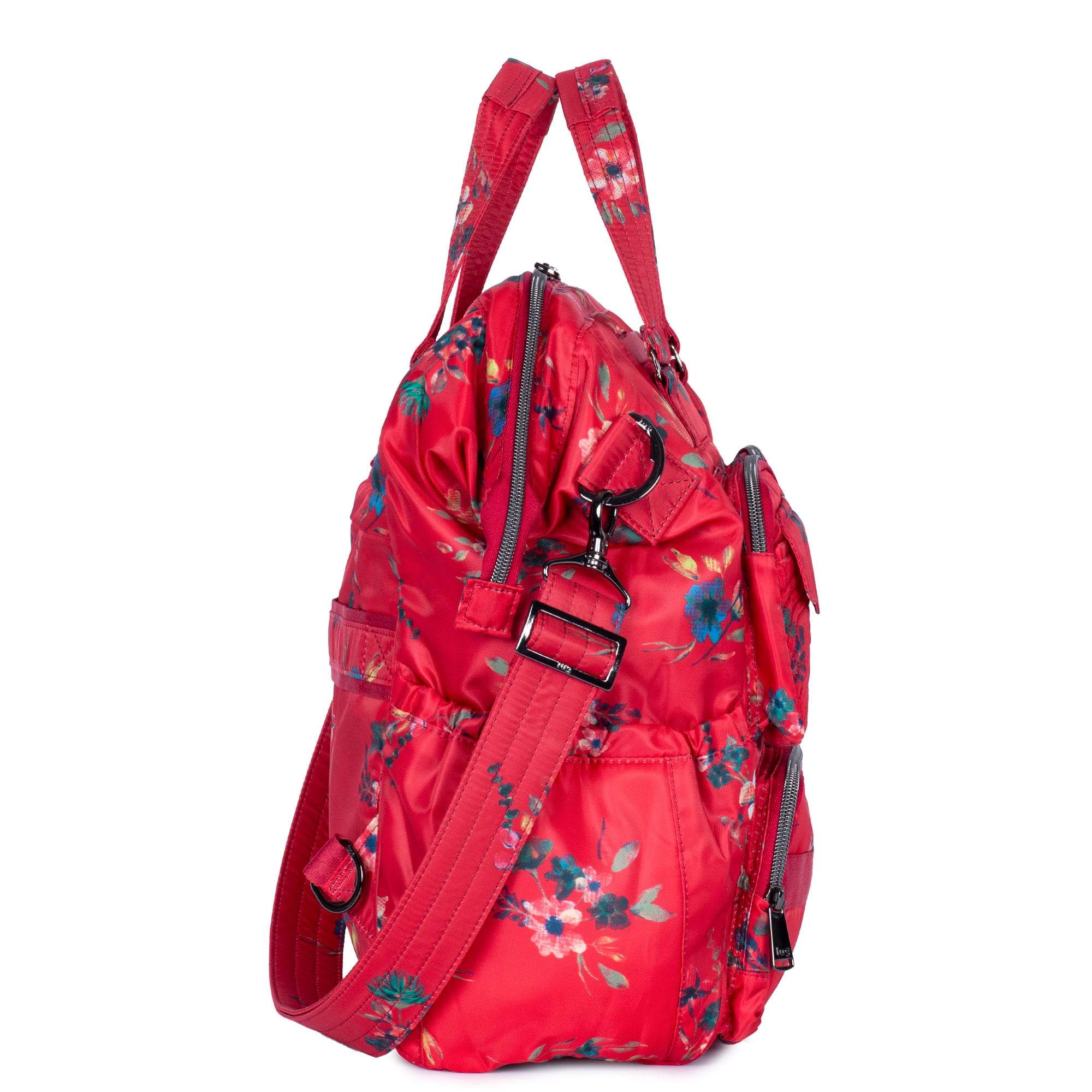 Via 2 Convertible Tote Bag - BOUQUET RED - Via2_BouquetRed_03