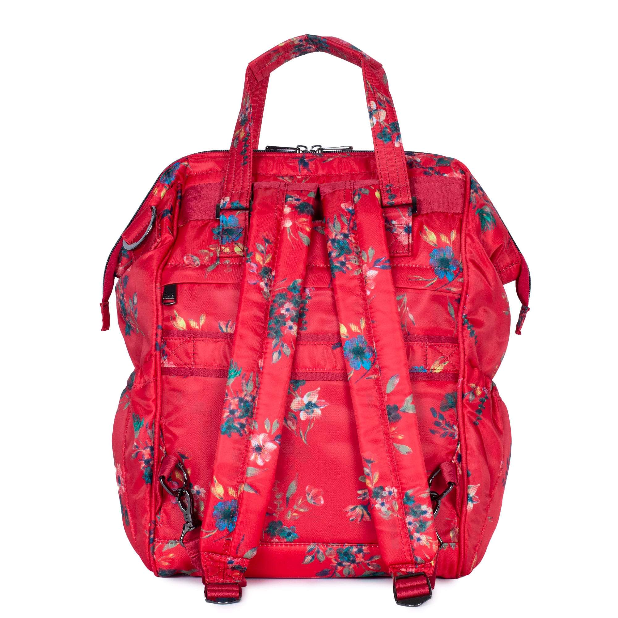 Via 2 Convertible Tote Bag - BOUQUET RED - Via2_BouquetRed_04a