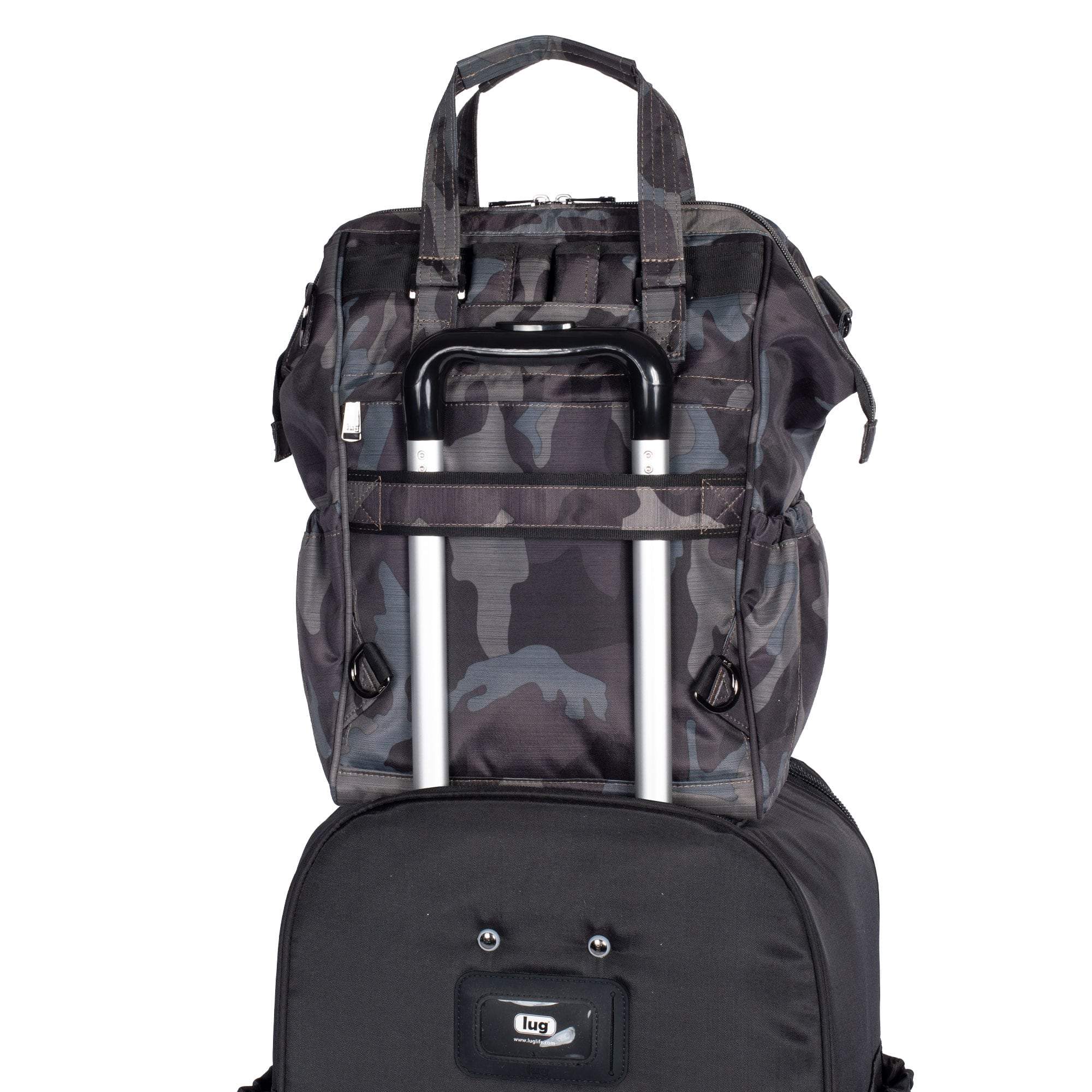 Via 2 Convertible Tote Bag - BRUSHED CAMO BLACK - Via2_BrushedCamoBlack_06_1d420b34-5e4f-431d-977c-1f71d31bd9c7