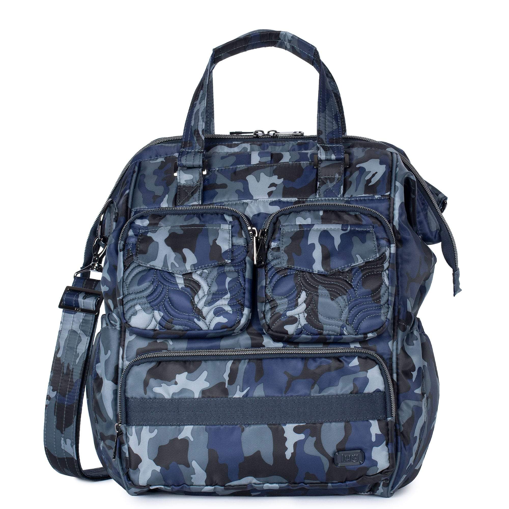Via 2 Convertible Tote Bag - CAMO NAVY - Via2_CamoNavy_01