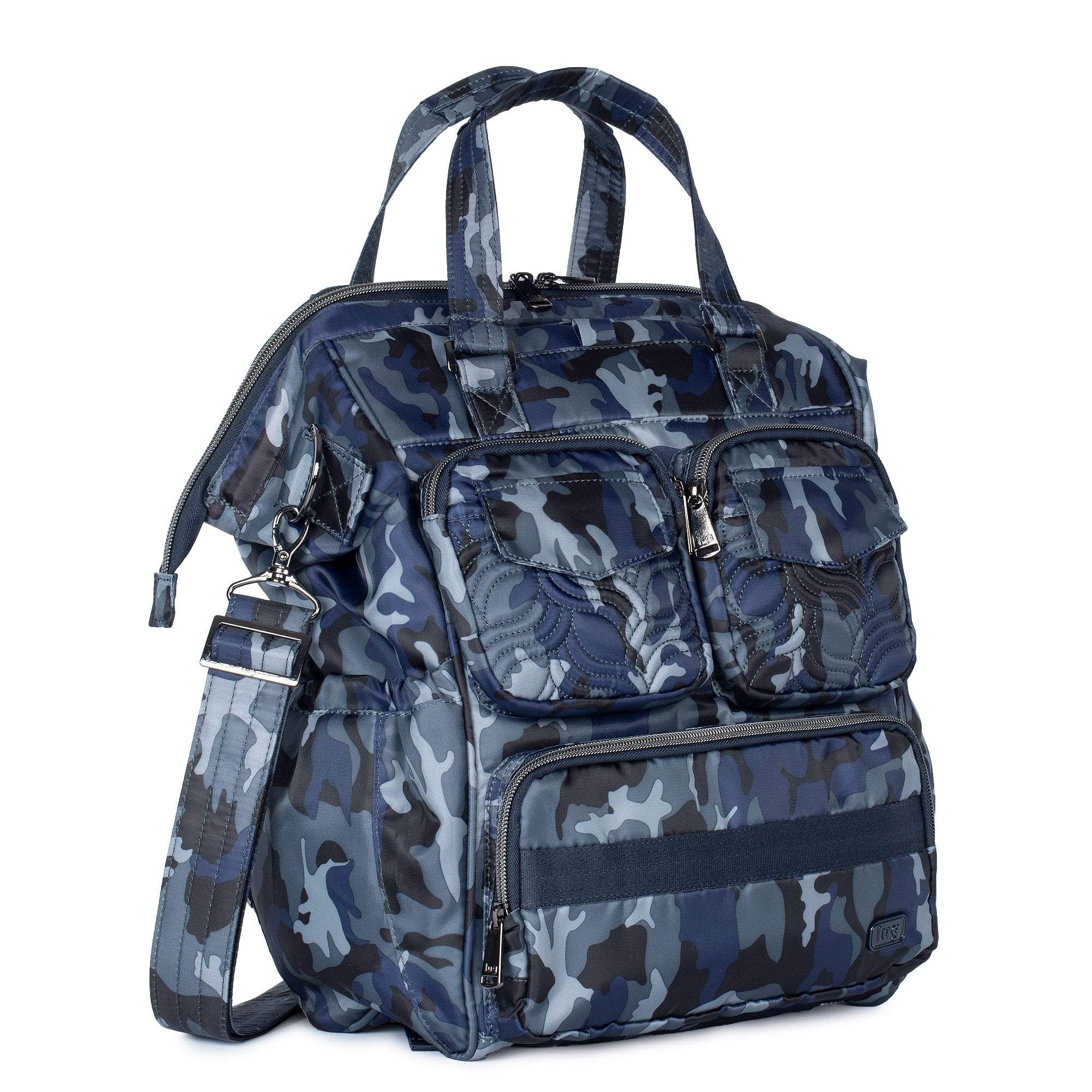 Via 2 Convertible Tote Bag - CAMO NAVY - Via2_CamoNavy_02