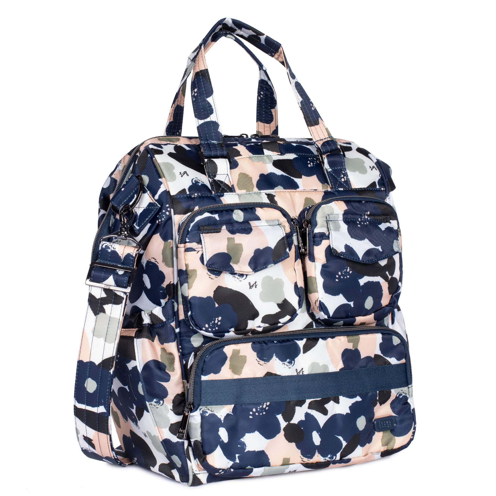 Via 2 Convertible Tote Bag - FLORAL MULTI - Via2_FloralMulti_02_b3017e7d-1c4f-4c2b-bddd-fde81da8456e